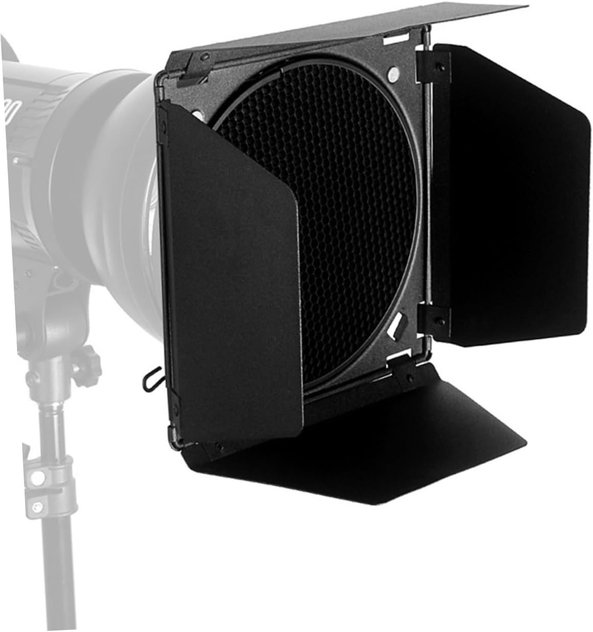 1set Photography Lamp Accessory Four-Barrier Light Control Honeycomb Cover and Filters for Flash Lamps Creative and Practical Lighting