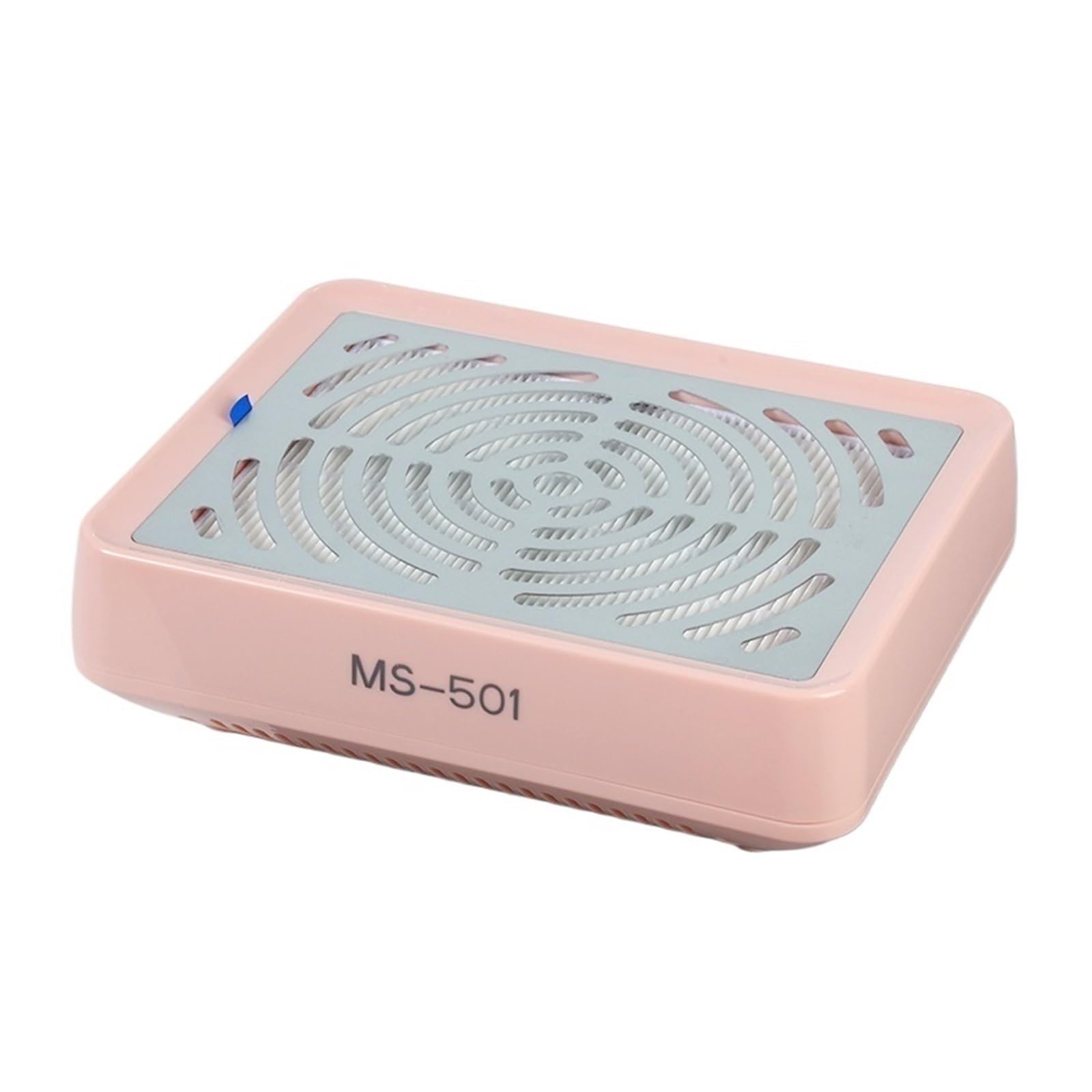 Dust Extractor, 3Pcs Nail Dust Collector with Lamp Powerful Vacuum Fan Suct Extractor 40W Colector for Manicure for Beginners(Pink)