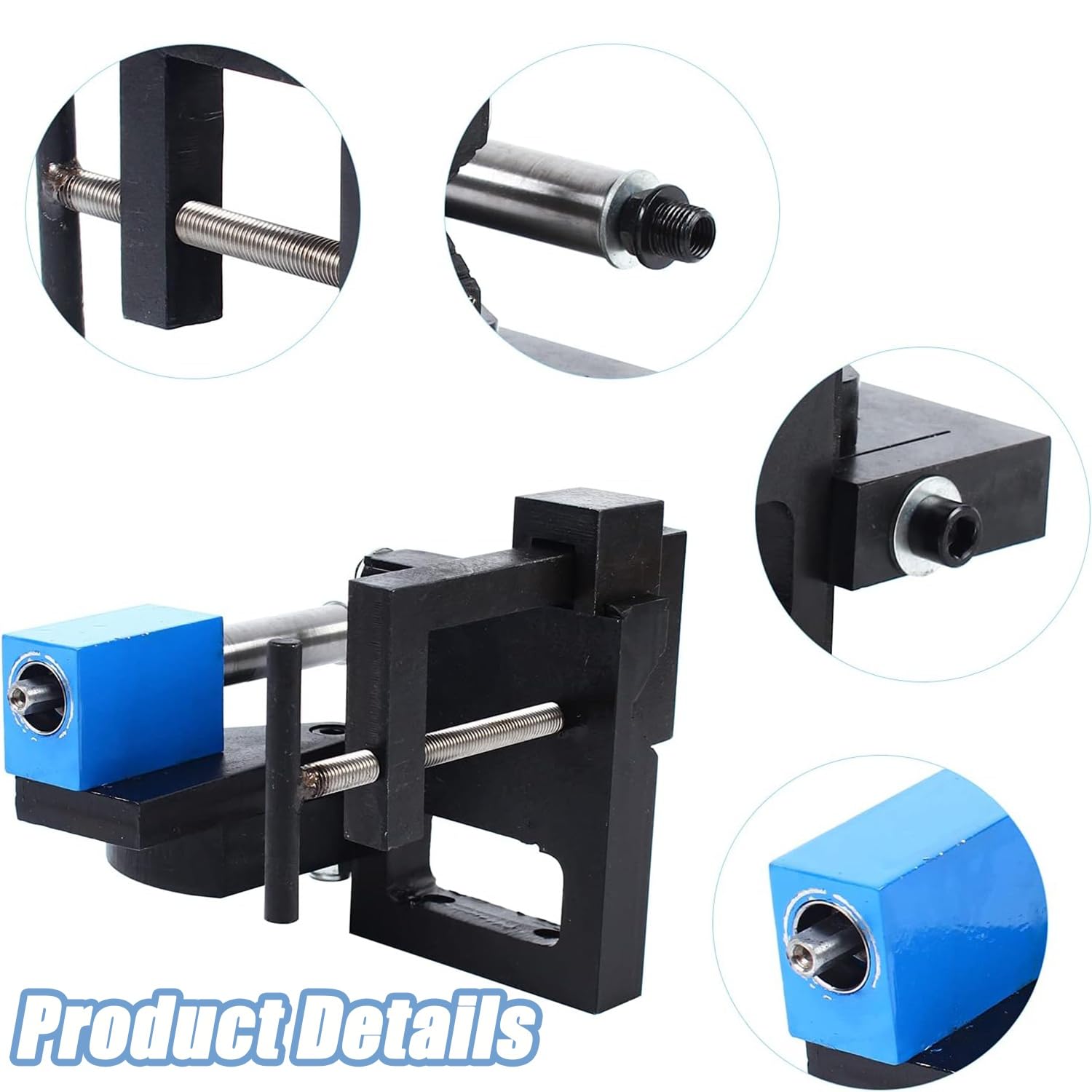 Cortador de agujeros resistente para tubos de tuberías, herramienta de muescas de metal ajustable de 0 a 50 grados para tubos redondos de 3/4 a 3 pulgadas de diámetro exterior
