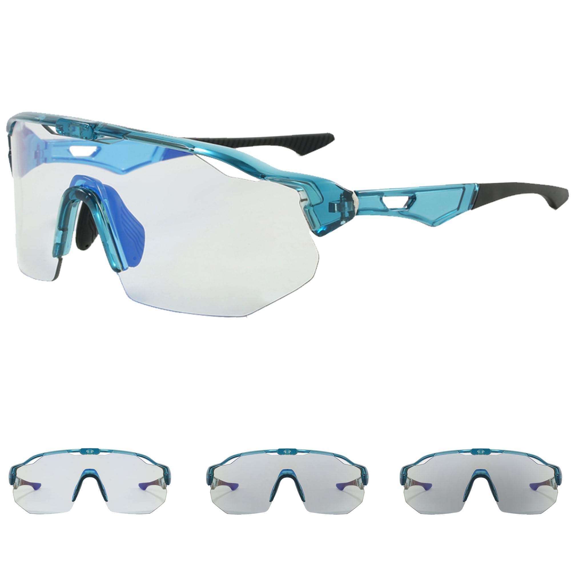 OZOKSKS Photochromic Sports Sunglasses For Men Women|Safety Glasses For Cycling Driving|UV400 Protection Sunglasses