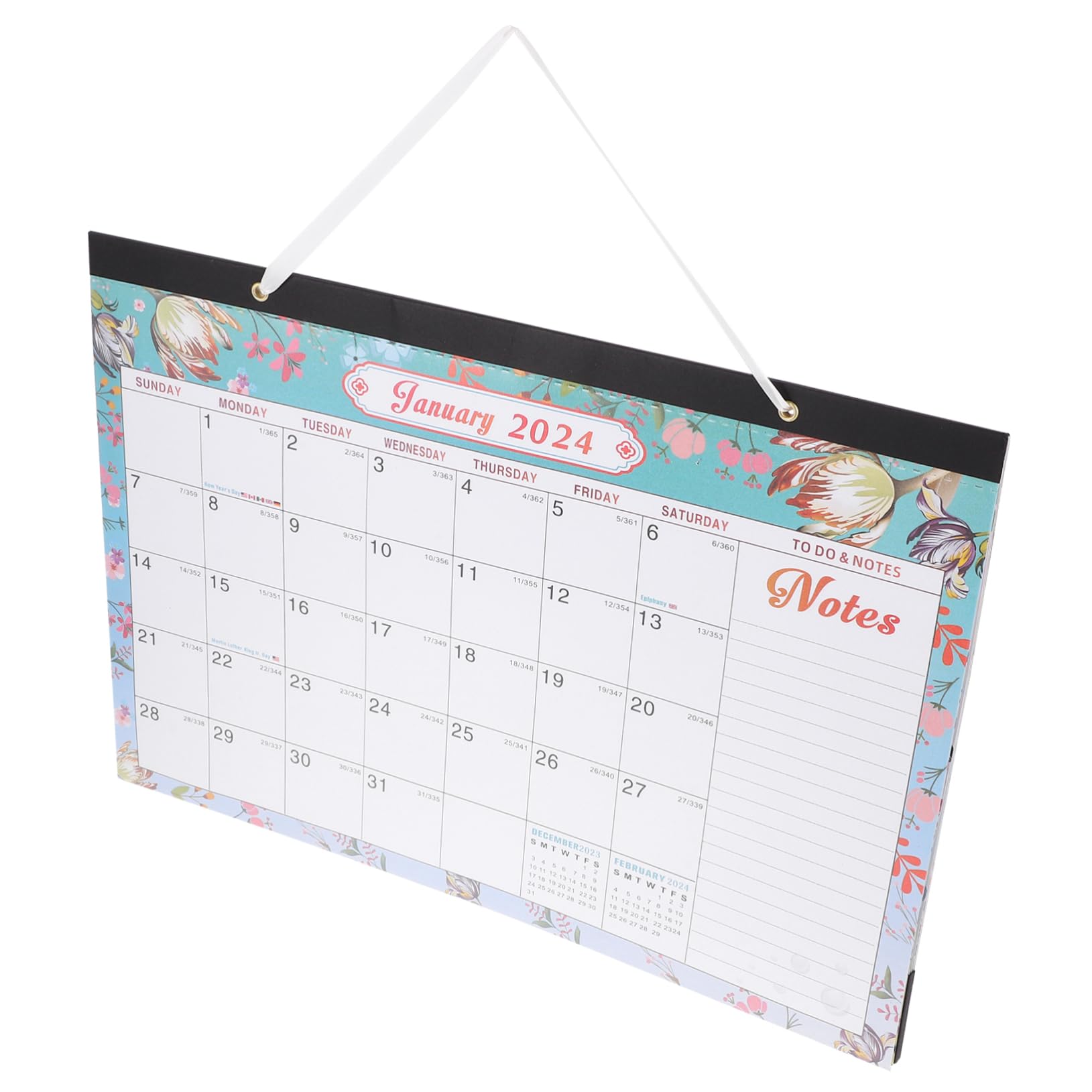 VILLCASE 3piezas Calendario De Pared Mensual Inglés Planificación De Festivos Para Oficina Para Recordatorios y Organización Mensual