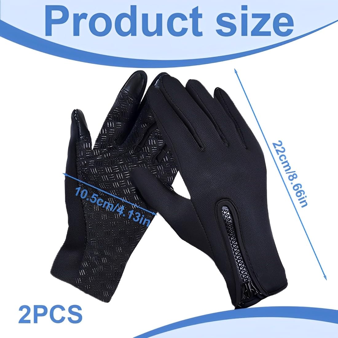 Guantes de Equitación de Mujer de Cuero Sintético