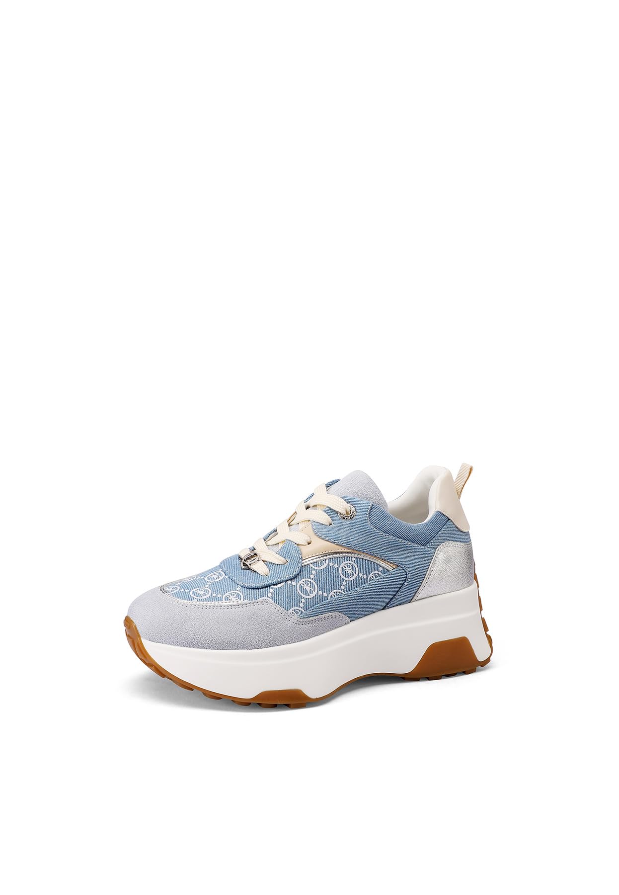 QUEEN HELENA Zapatillas de deporte de plataforma casuales para mujer X30-21