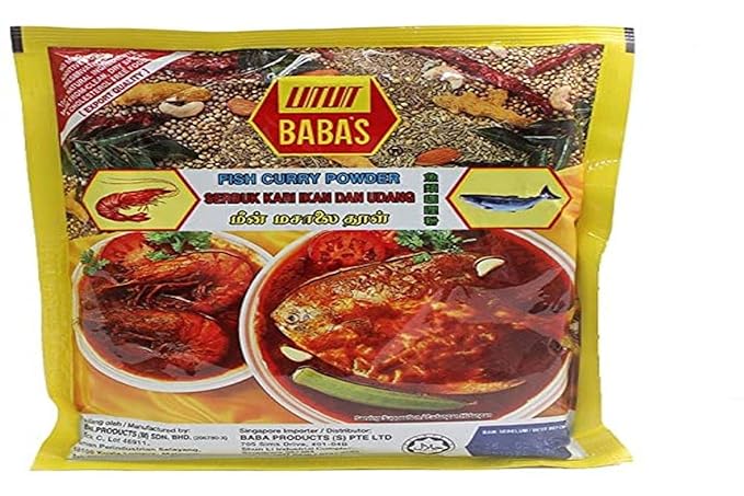 Babas Fish Curry Powder, 8.82 Ounce