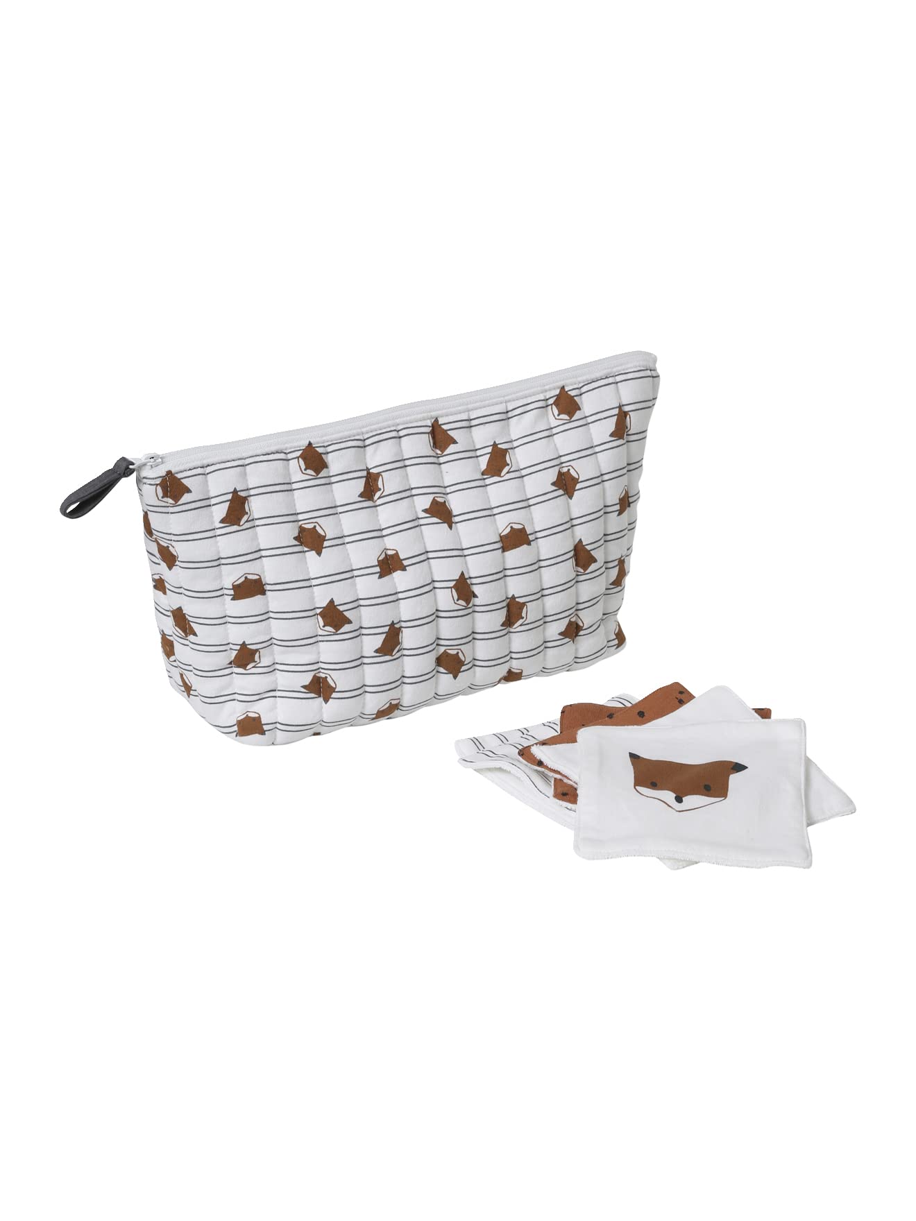 VERTBAUDET Lot de 6 lingettes lavables lot renard TU