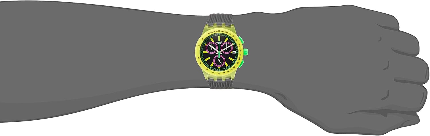 Unisex Swatch Watch Chrono Plastic Yel-Lol SUSJ402 Chronograph - Crivelli  Shopping