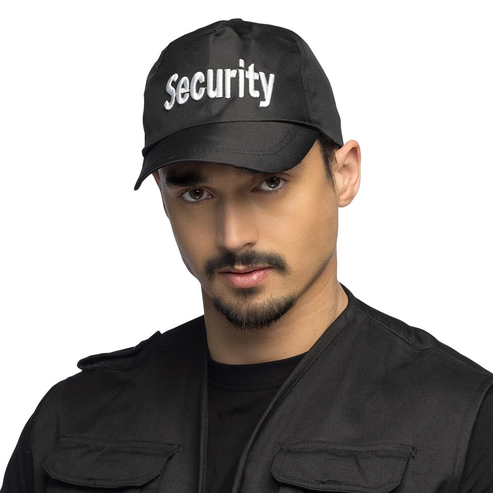 Brandit Security Beanie Hat - Black, One Size Fits Most, With Subtle Logo