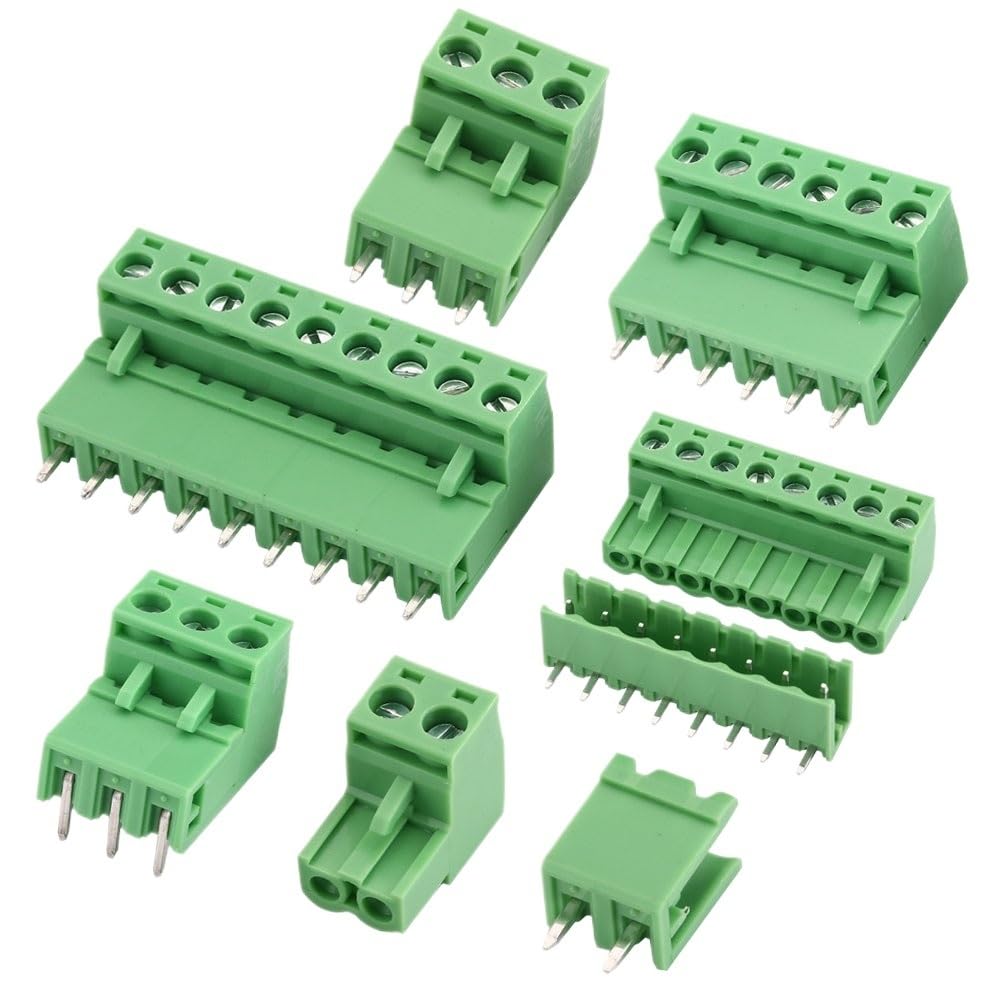 5,08 mm Pitch PCB listwa zaciskowa 2P 3P 4P 5P 6P 7 8P 9 10 11 12-pinowa wtyczka męska żeńska gniazdo wtykowe złącze przewodów (2EDG5.08 kąt prosty, 3P)