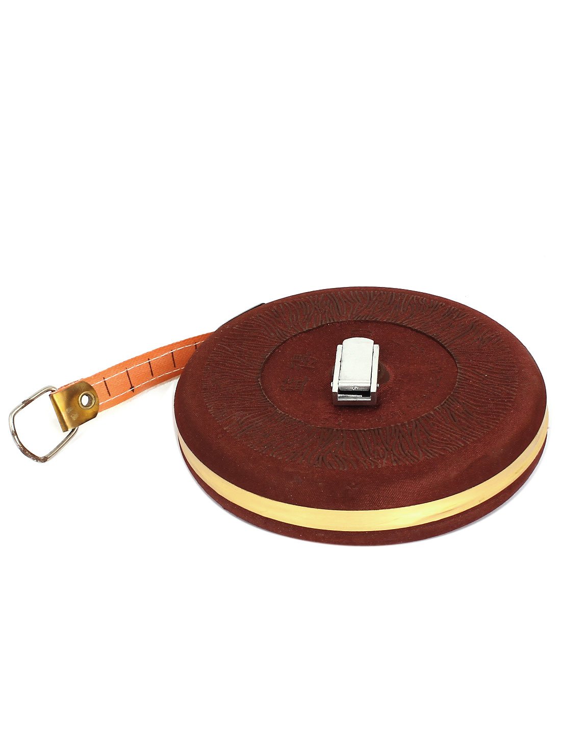 Aexit Engineer Double Tools & Home Improvement Sides Round Shaped 20M Range Reel Measuring Tape Measures Tape Burgundy