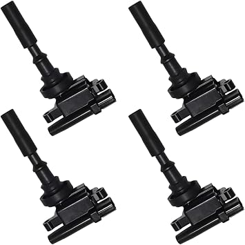 Car Ignition Coil Pack Compatible with Mitsubishi for Pajero for Mini H5 A 0.7 4WD 4A30 659 37 4 1994 1995 1996 1997 1998 4Pcs Car Ignition Coil OEM MD325592