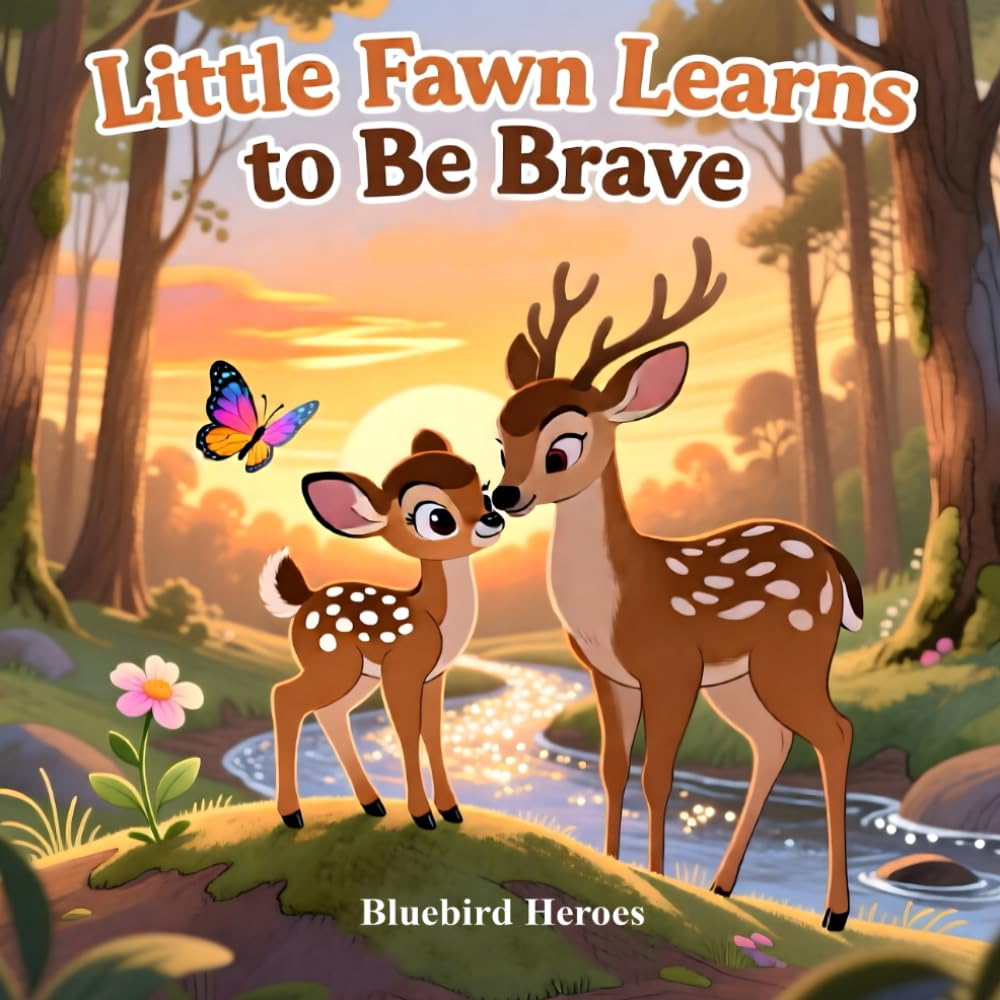 Little Fawn Learns to Be Brave: Bedtime Story for Children Ages 3-5 About Overcoming Fears and Trying New Things