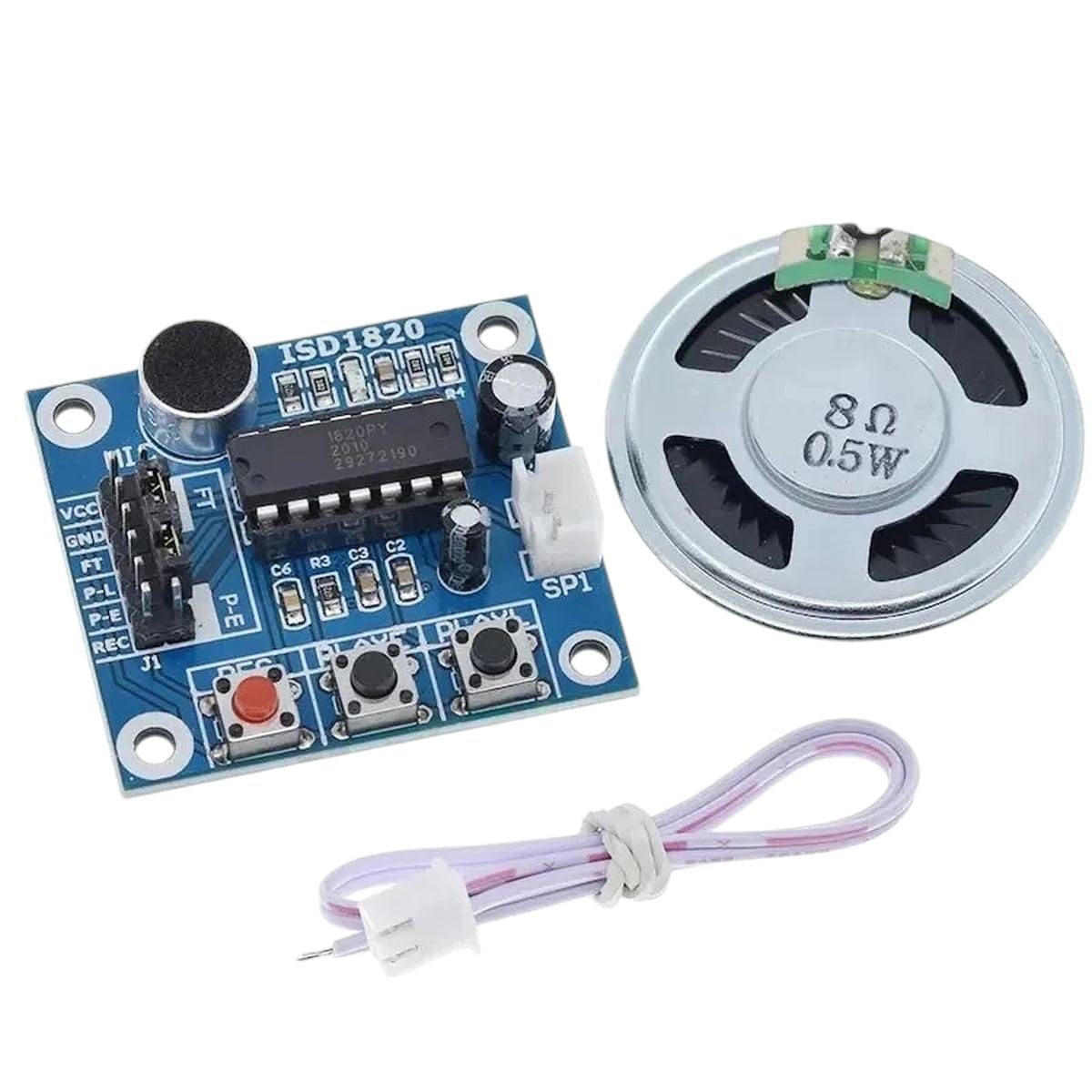 New for ISD1820 Voice Recording Recorder Module with Mic Sound Audio Loudspeaker 2025 Arrival High Reliable Electronic Component, Precision, Stable Performance