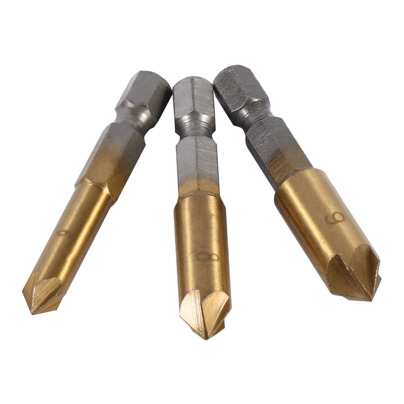 Juego De 6 Brocas Avellanadoras HSS - 90 Grados Para Madera Y Plástico (6mm A 19mm)