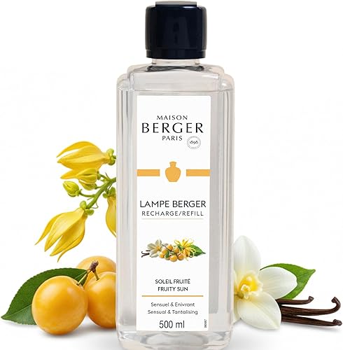 Miniatura 42 de MAISON BERGER Agaves Garden Lampe Berger Recambio, 16.9 fl oz (16.9 fl oz), sistema catalítico 2 en 1, neutraliza olores y difunde fragancia, limón