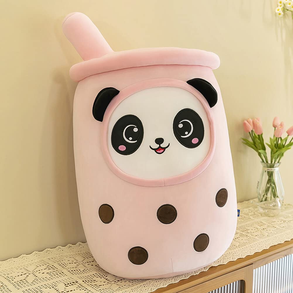 Jouet Thé Au Lait Peluche Bubble Tea Panda Jouet Doudou Tasse à
