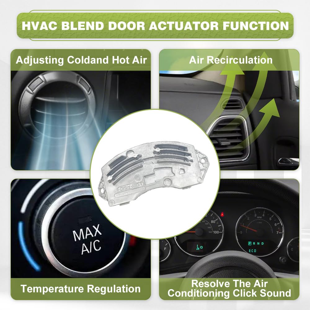 1 resistencia de motor de ventilador frontal HVAC de 4 y 2 pines compatible con BMW Serie 1 M Base 3.0L L6 - Gas 2011, compatible con BMW 128i Base 3.0L L6 - Gas 2008-2013