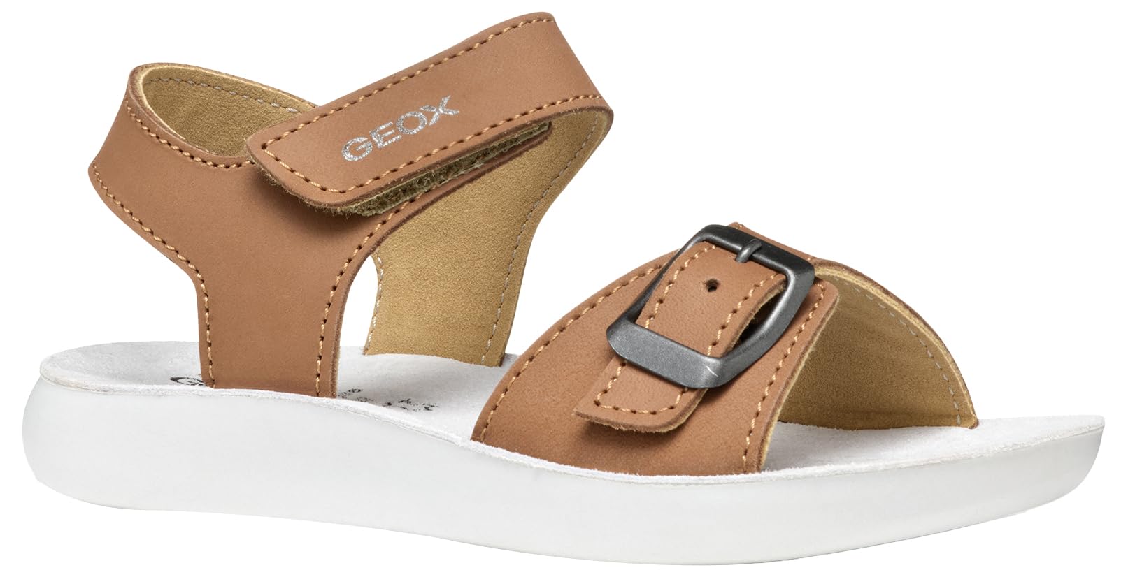 Geox J SANDAL LIGHTFLOPPY, Boys’ Sandal, Tobacco,