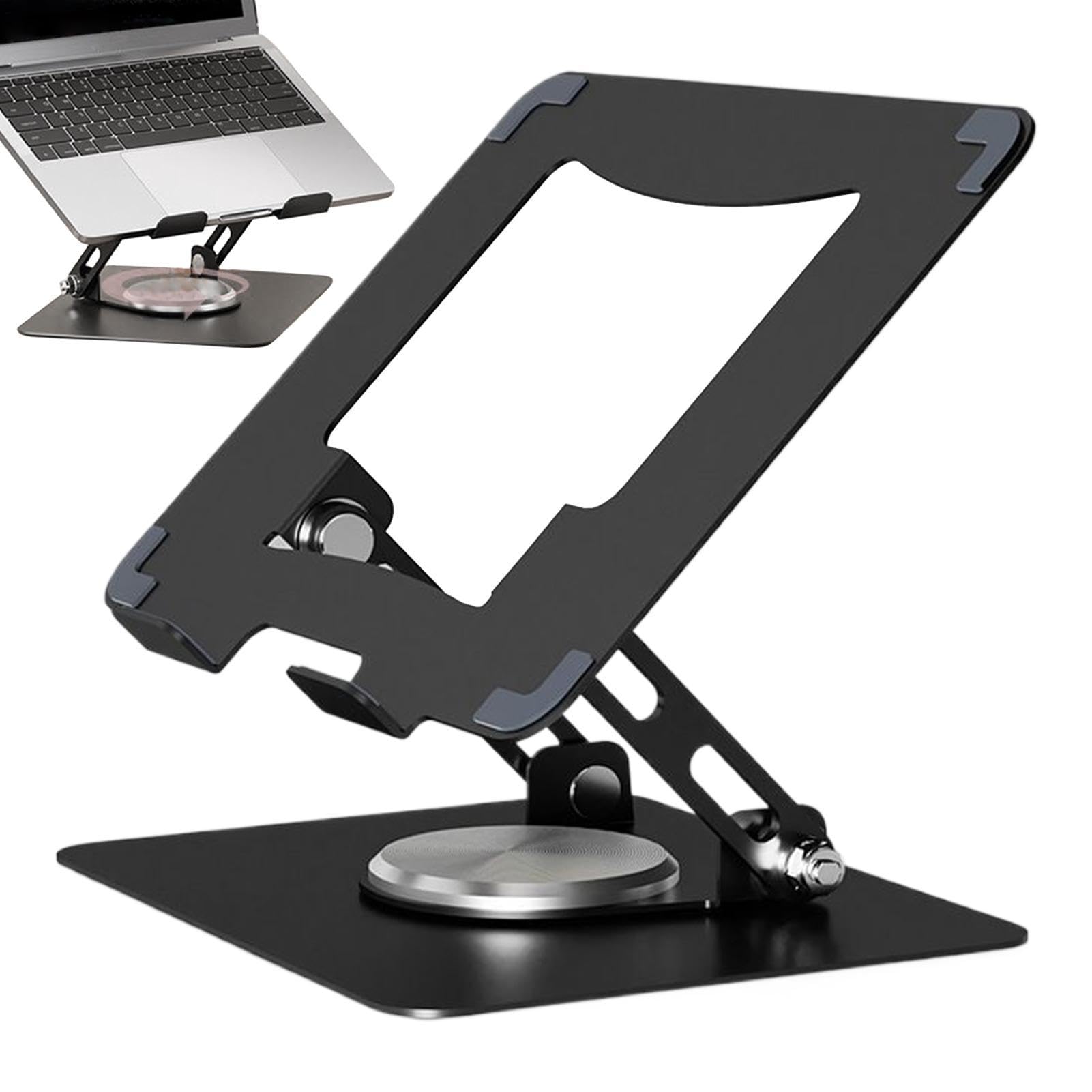 Soporte Pequeño de Laptop Ajustable 360° Giratorio Ergonómico Plegable