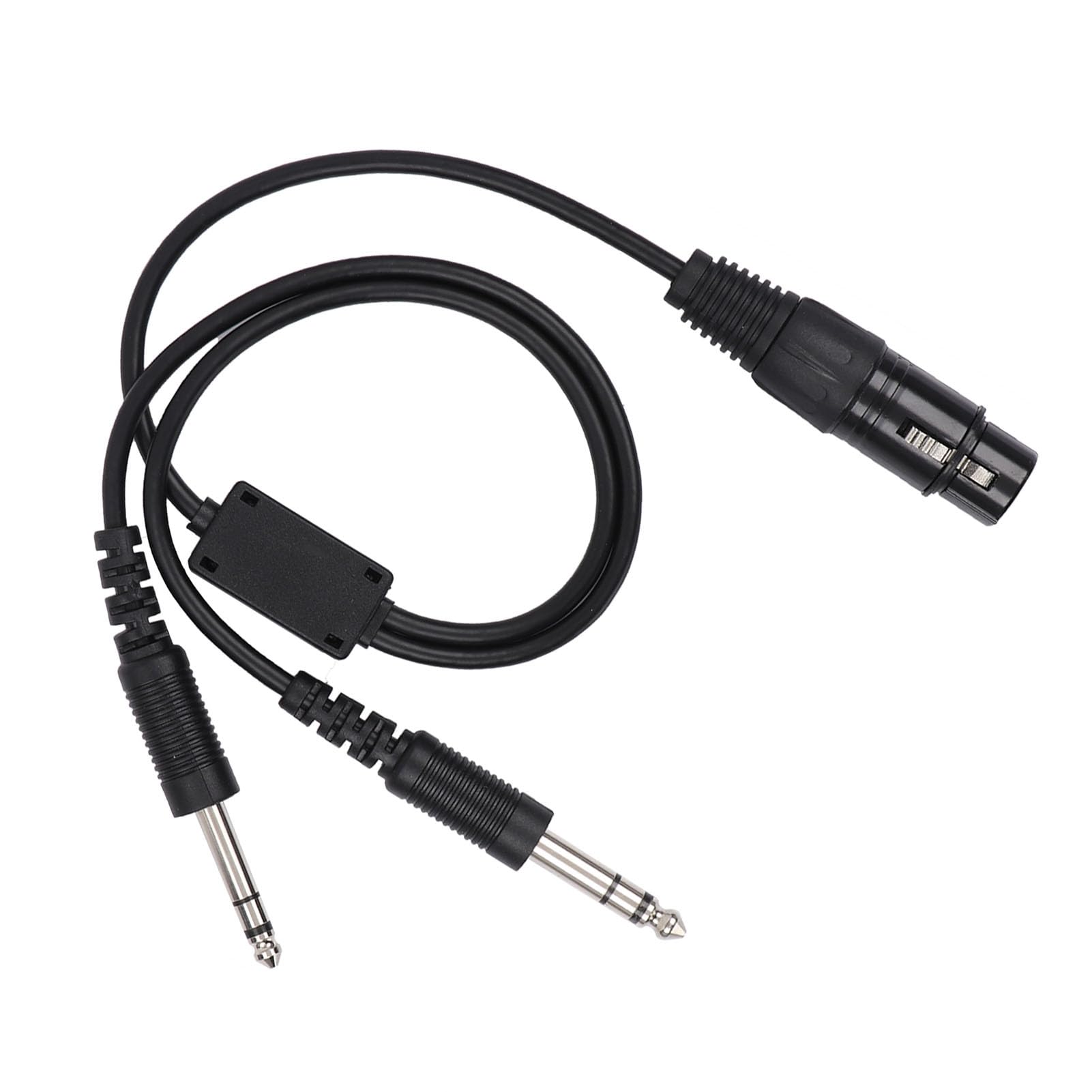 Yosoo Health Gear Cavo Adattatore per Cuffie, da XLR a GA | Cavo per Cuffie Aeronautiche a 5 Pin, Struttura in Metallo ABS, Resistente Schermatura in Kevlar, per Conversione a GA,