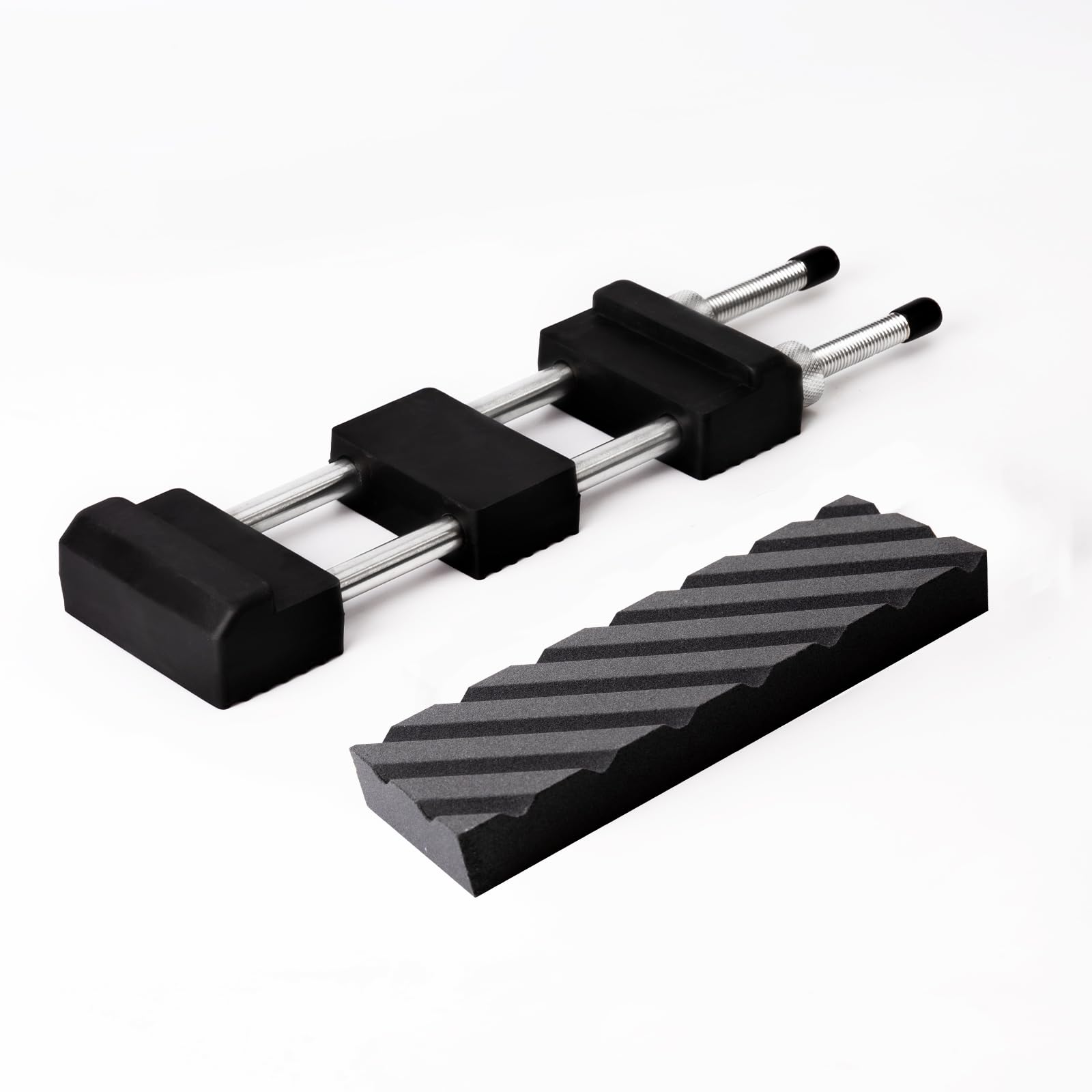 Akizora All-Purpose Whetstone Stand & Resurfacing Set, Stainless Steel Stand, Adjustable, Non-Slip Fixing Base : Home & Kitchen