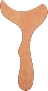 Healvian Raspador De Massagem De Madeira Massageador Facial Raspador De Madeira Placa De Massagem De Raspagem Guasha Placas De Raspagem Corporal Chifres Massageador Traseiro Ferramenta De