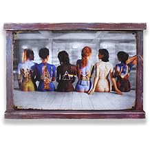Rustik Ah ap  er eveli Vintage Metal Pano Girls 20x30