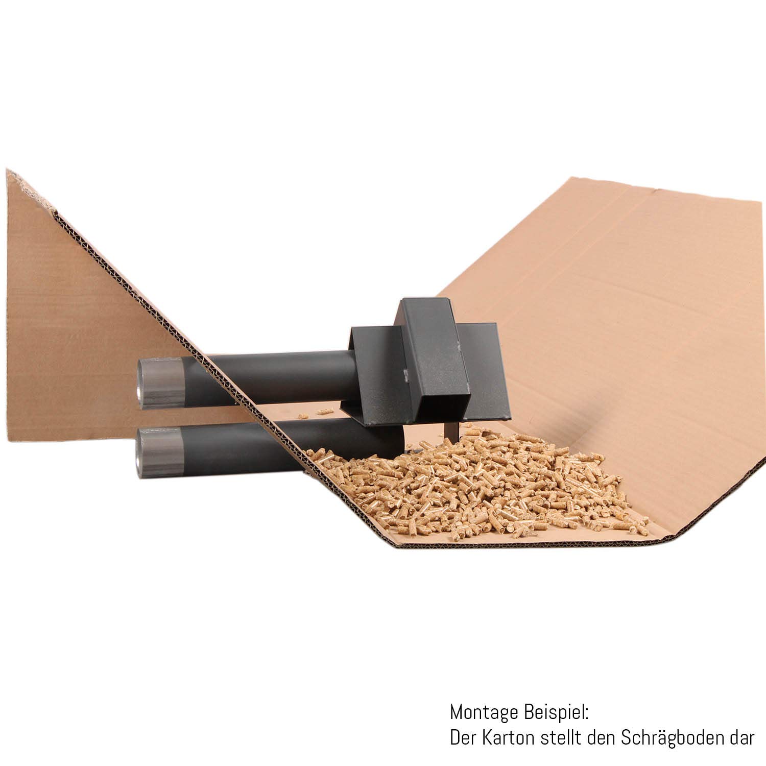 silos24 103403 Pellet Sonder Saugsonde, Saugsonde mit langen Stutzen, Zubehör für Pelletsaugsystem
