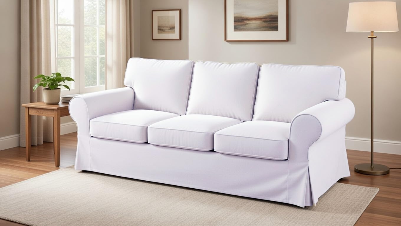 Amazon｜Ektorp 3人掛けソファコットンカバー交換はカスタムメイド