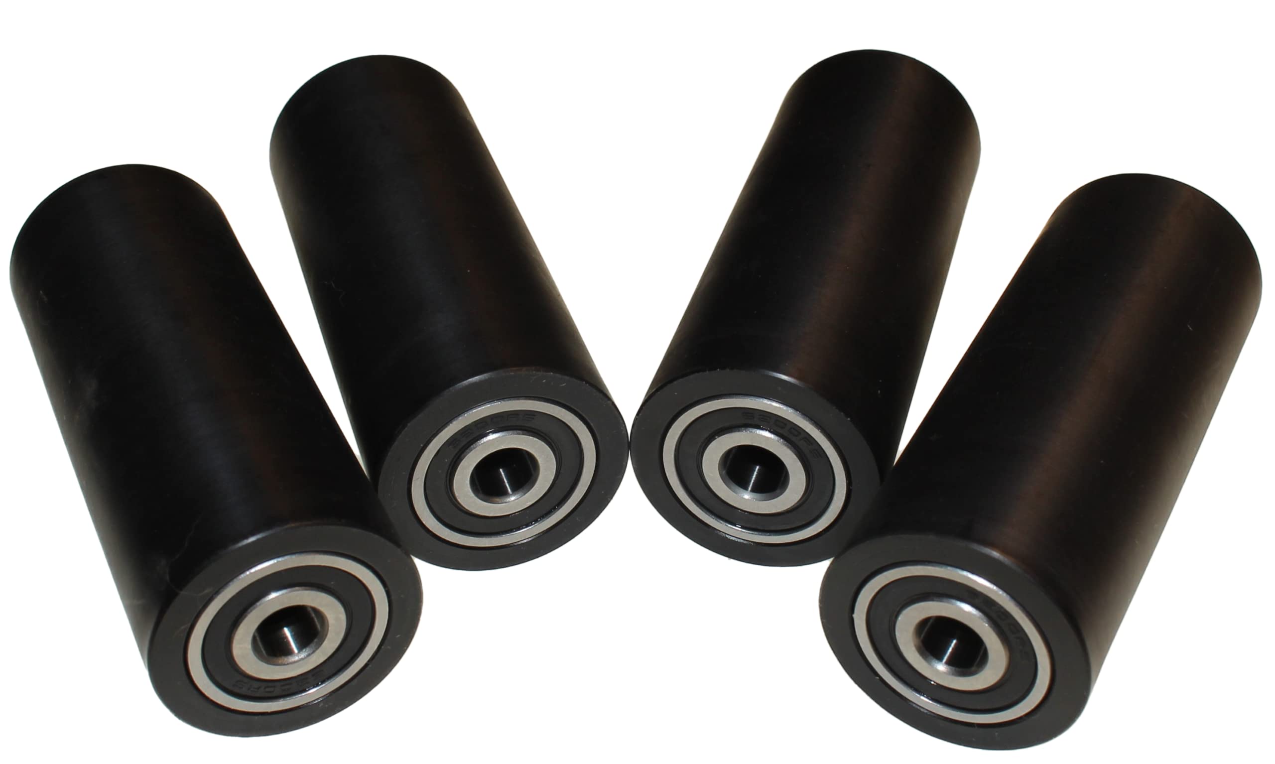 Lot De 4 Rouleaux Nylon Polyamide 30 Mm Diamètre X 20 Mm Large - Roulement 6 Mm - Usinés Précisément En UE