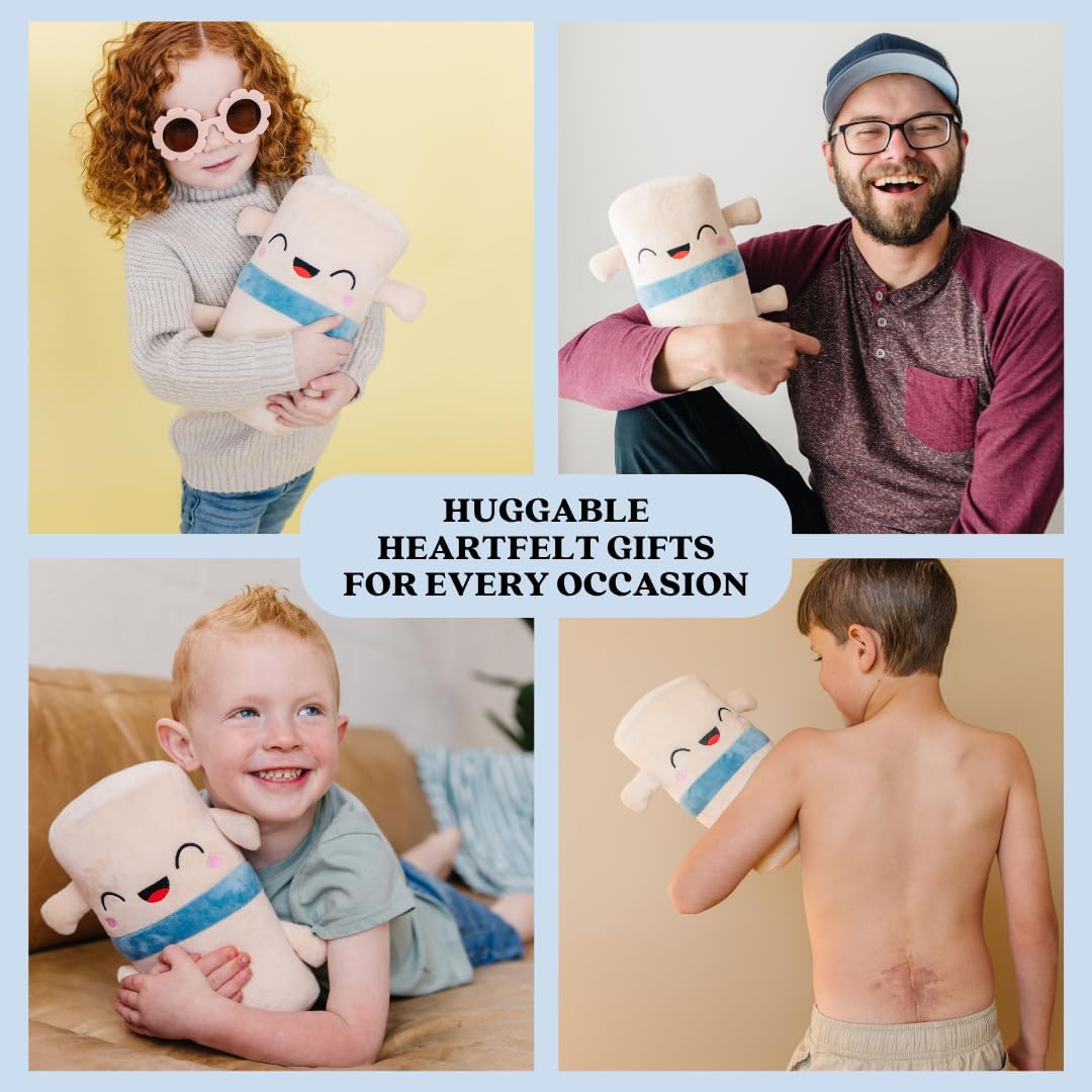 nerdbugs Spine Plush - Baby Got Back! -Spine Plush Organ, Get Well Gift, Health Education Toy, Orthopedics or Neurology Present, Neurosurgeon and Chiropractor Gift
