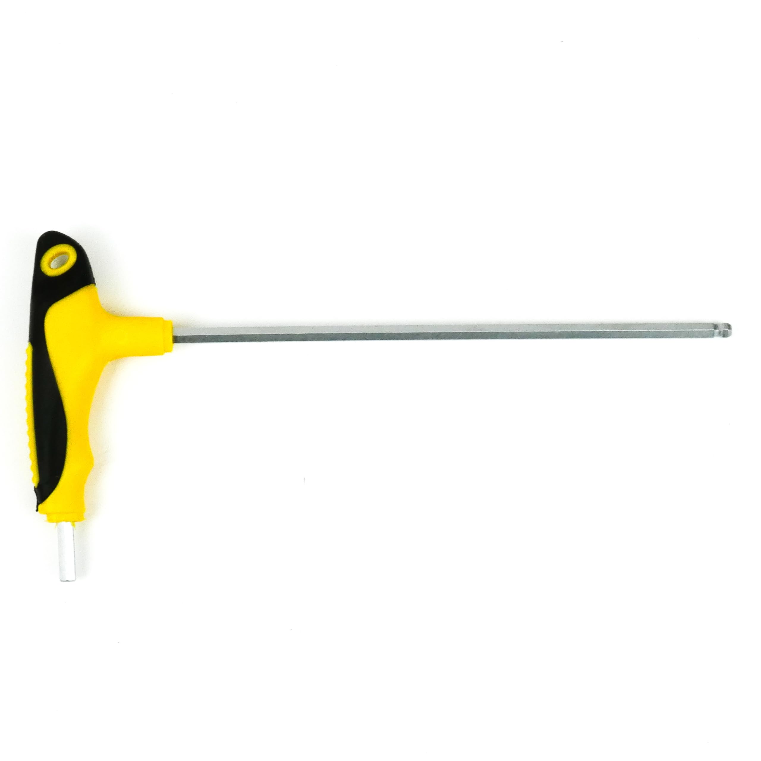 Llave Allen con Mango en T y Punta Esférica, 4 mm | Acero resistente, Herramienta profesional, Acceso en ángulo, Ideal para mecánica, bicicleta y moto