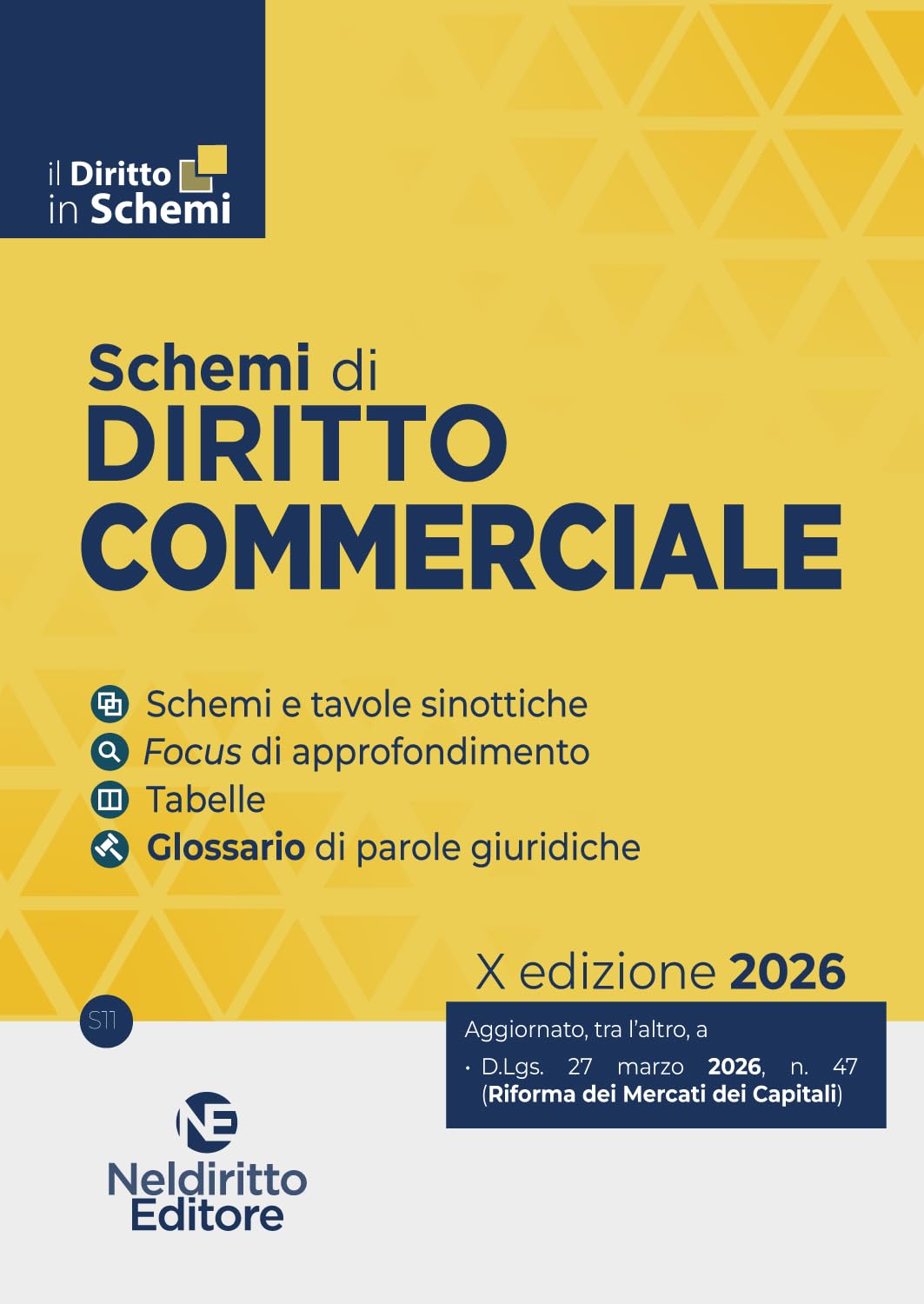 Schemi di diritto commerciale 2026