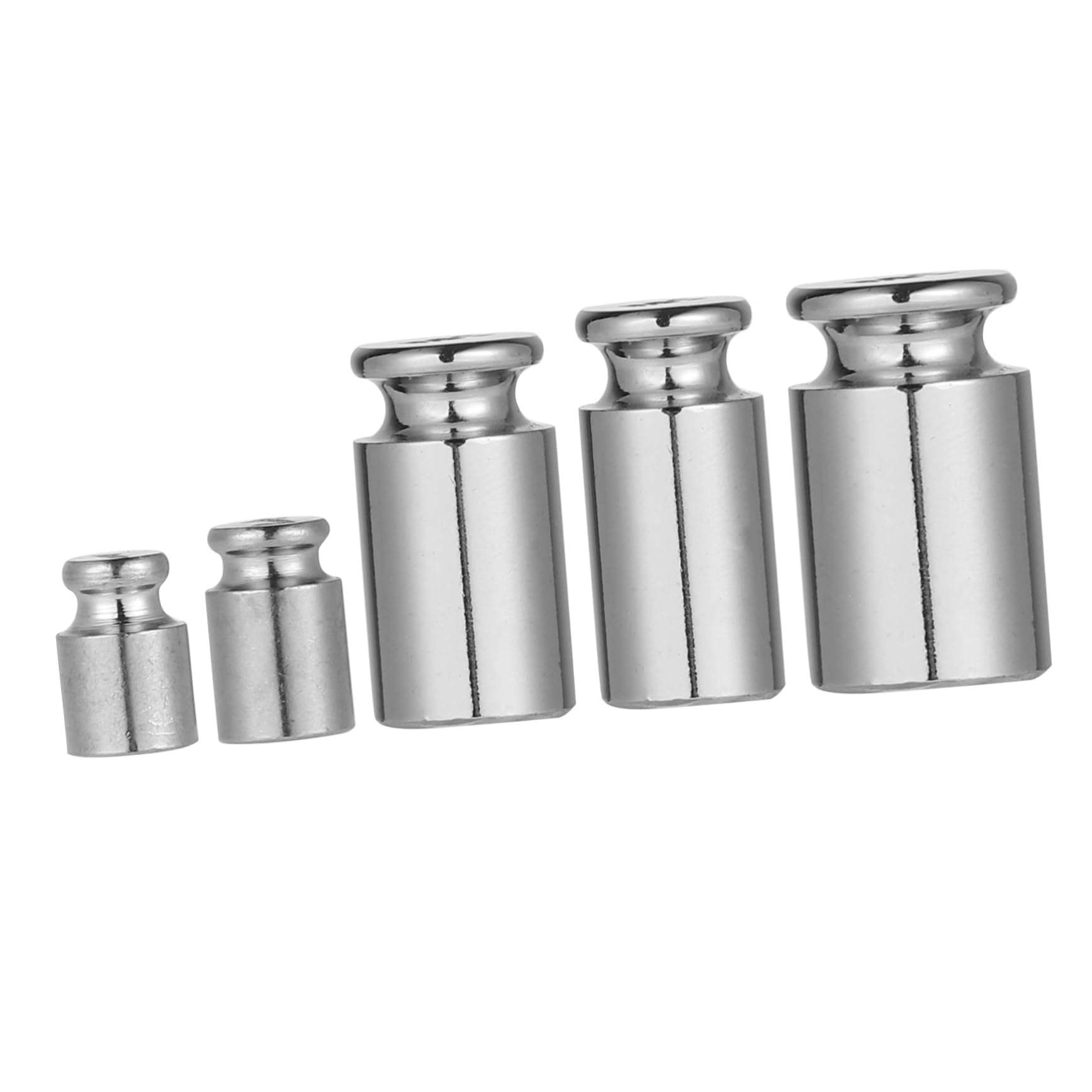 Unomor Standard Test Weights 1g to 20g Calibration Weight Set Chrome-Plated Steel High Accuracy