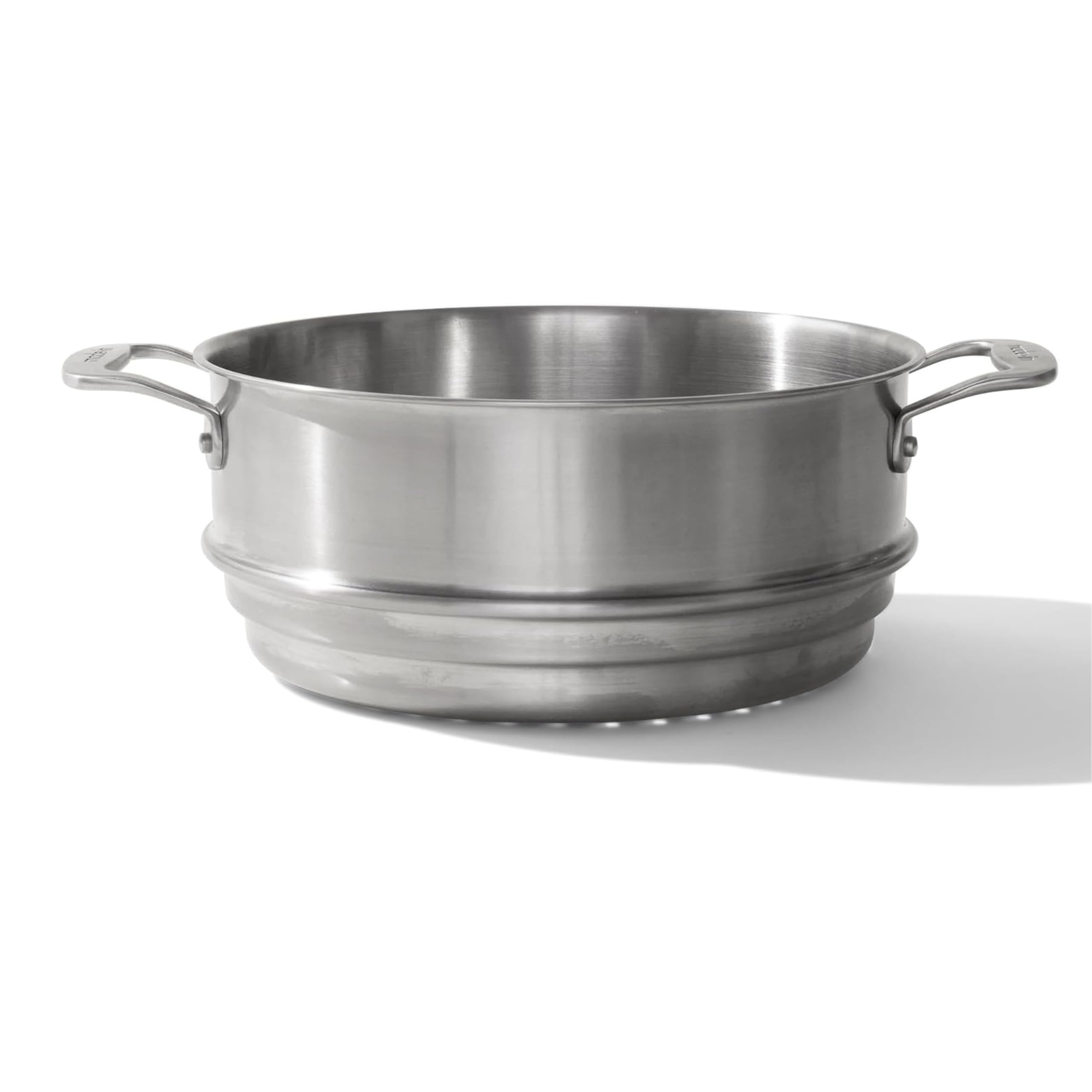 Made in Cookware - 10" Stainless Steel Steamer Insert - 8 Quart Compatible - 5 Ply Stainless Clad - Professional Cookware