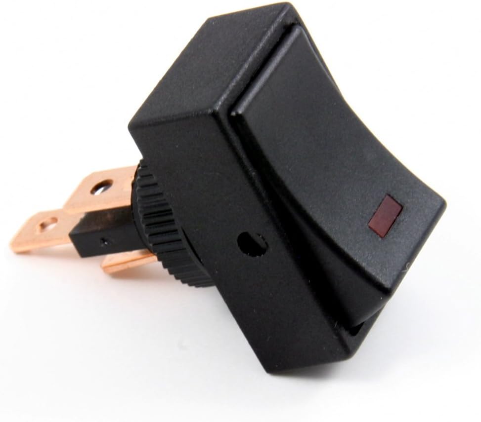 GOLF CARTS UNIVERSE Golf Cart Rocker Switch with Red LED Light ON/Off, Golf Cart Accessories