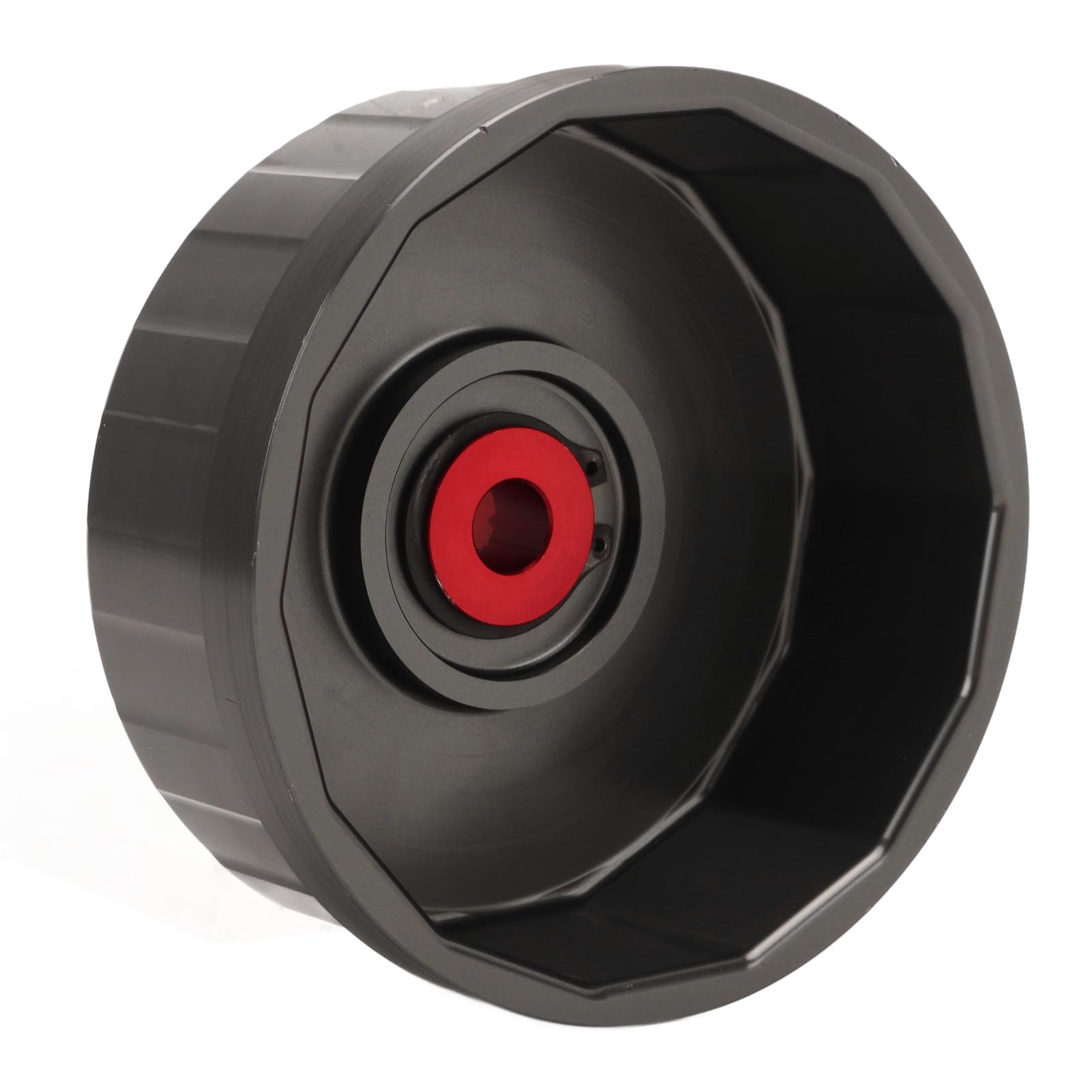 VOBOR Téleuse à Filtre à Huile, clé à Clés de Filtre à Huile Moteur, 84,4 Mm 14 Flûtes Remplacement de L'outil de Retrait du Filtre à Huile pour avec des Moteurs de 3,0 L