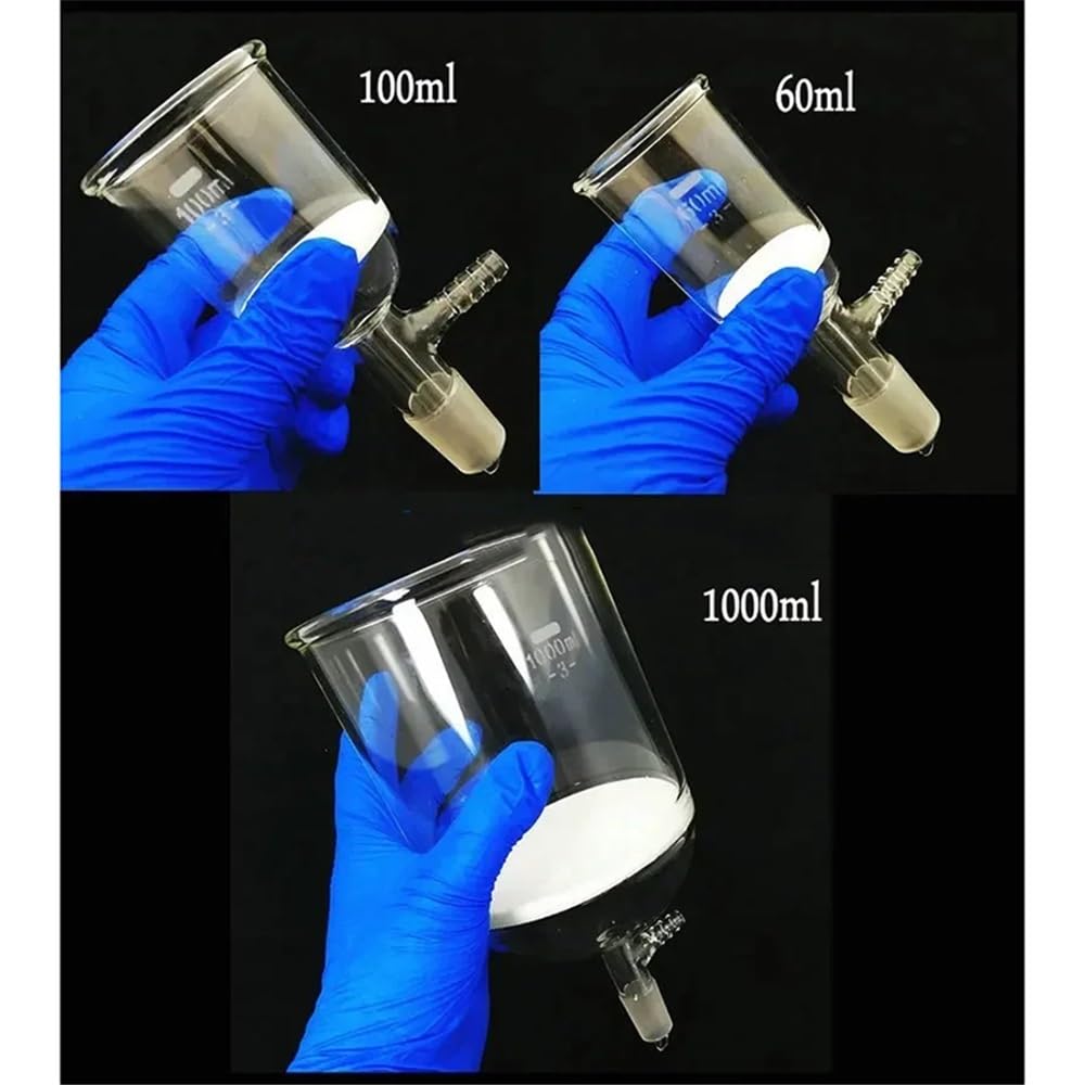 Verrerie et matériel de laboratoire 1 entonnoir en verre de 30 ml à 1000 ml avec joint 14#, 19#, 24# et verrerie de laboratoire à noyau de sable(250ml joint 19)