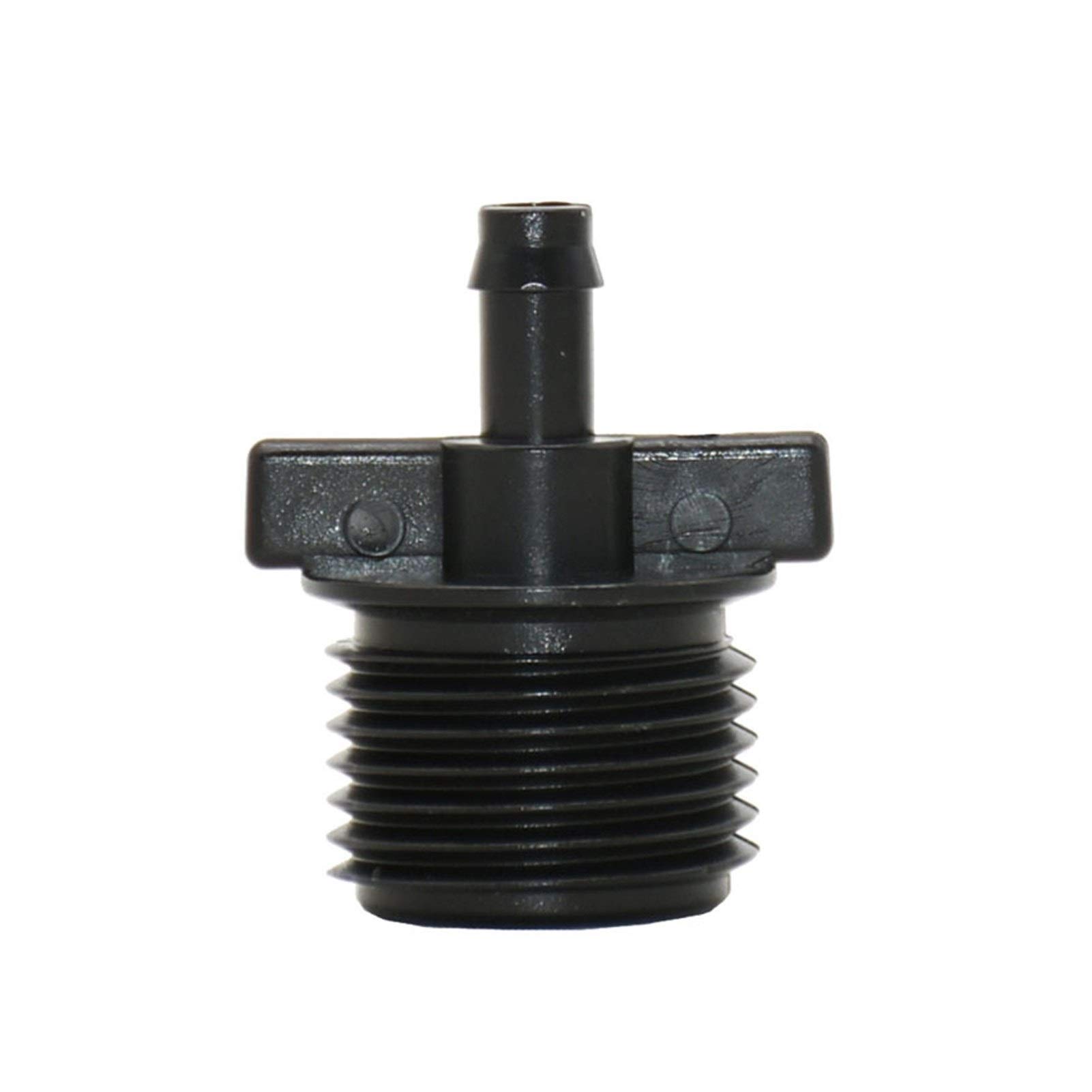 Raccord de tuyau filetage mâle 1/2 robuste en polymère haute densité pour arrosage goutte