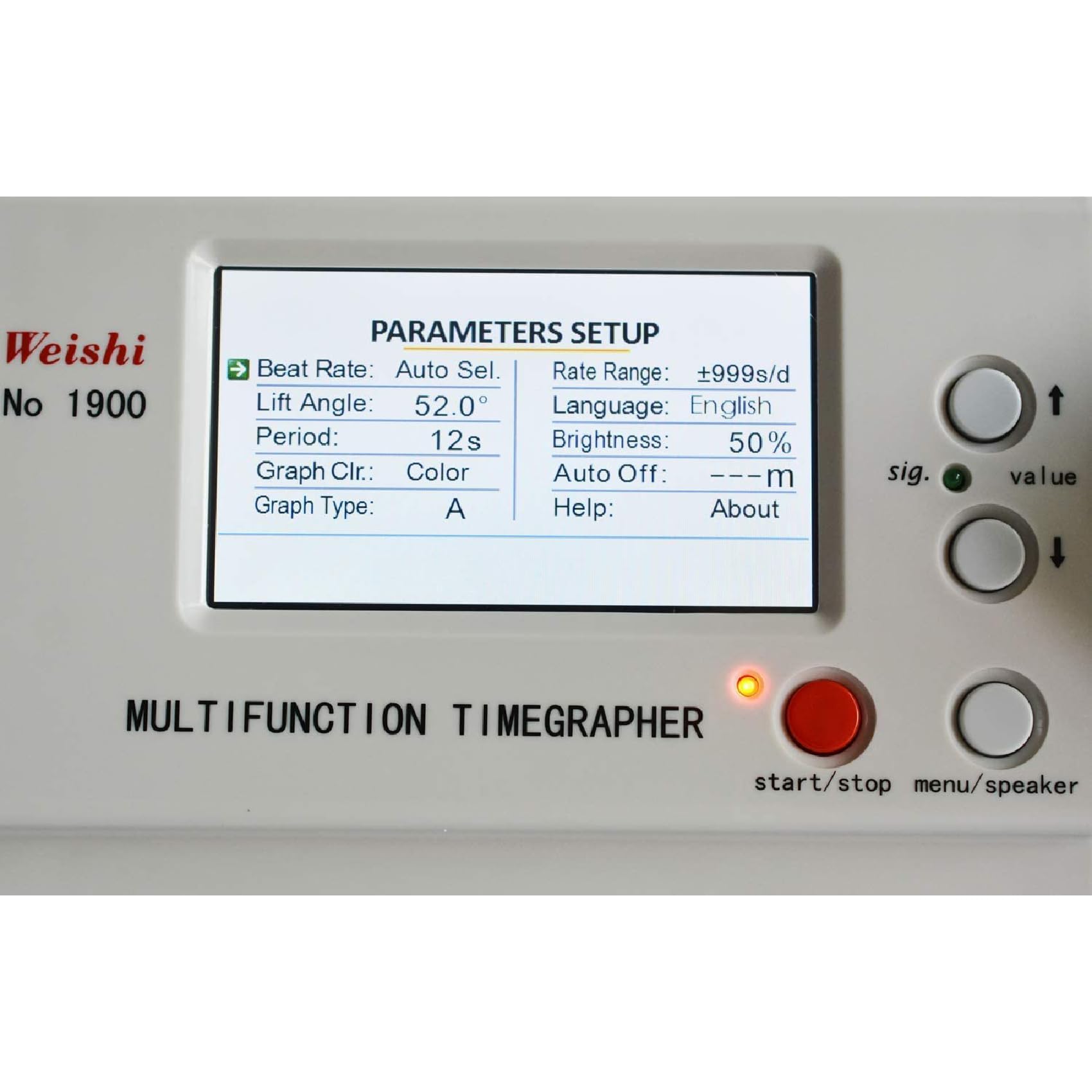 Uhrenwerkzeug, Multifunktions-Zeitwaage, LCD-Bildschirm Nr. 1900, koaxialer MTG-Uhrentester, Zeitmessmaschinen für mechanische Uhren, Armbanduhren