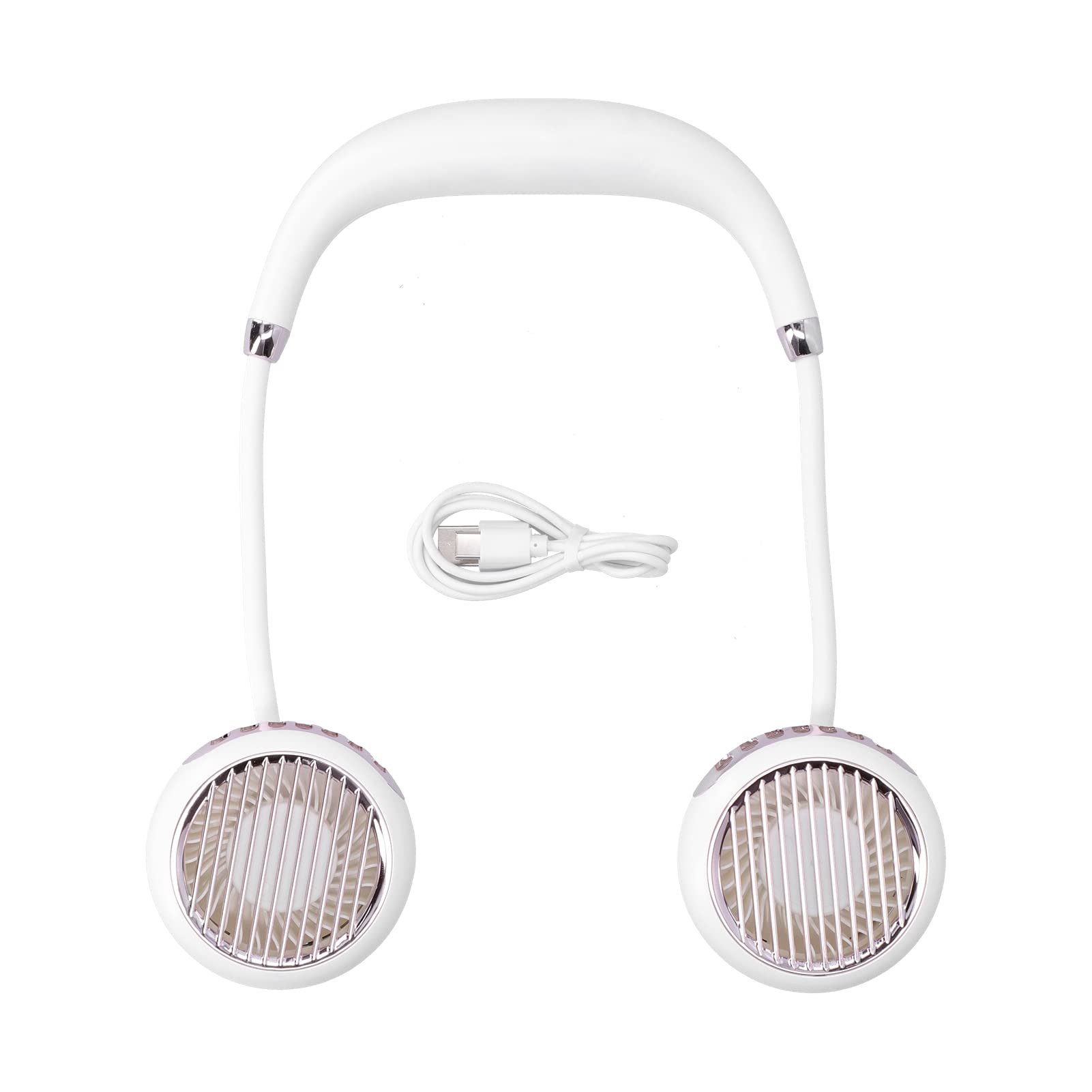 Ventilateur de cou portable sans pales au design ergonomique pur