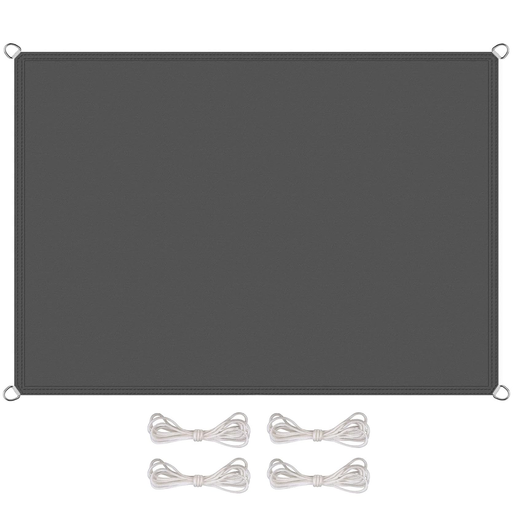 Voiles ombrages imperméable rectangulaire contre la chaleur et la pluie de balcon