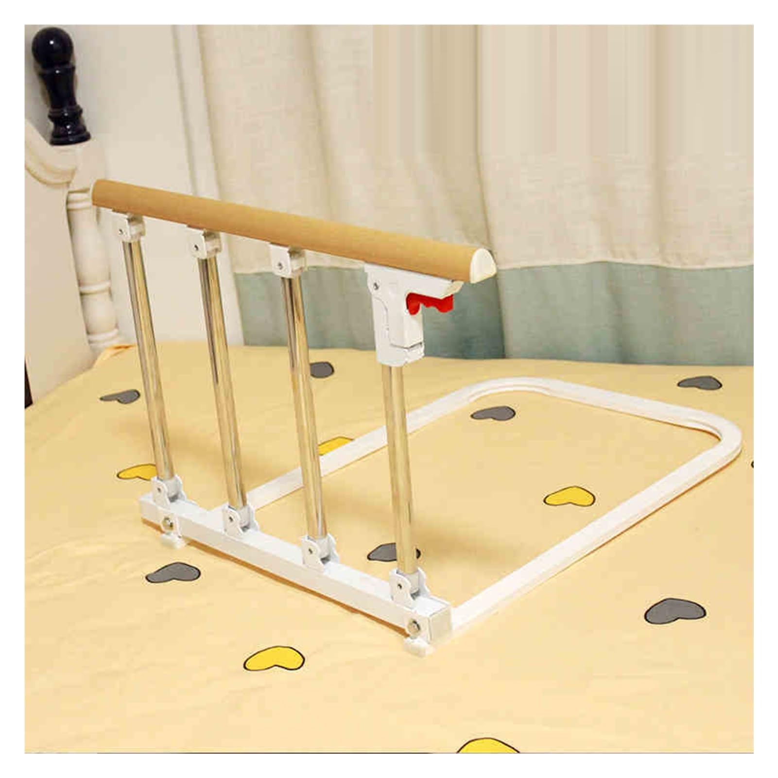 Sponda for Letto, Paracolpi Pieghevole for Letto Matrimoniale, Sponde di Supporto for Letto Resistenti for Anziani, Facile Installazione for Letti Singoli(2)