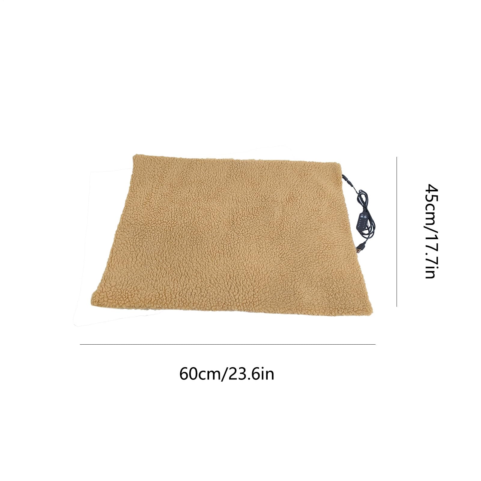Tapis chauffant pour chien - Couverture électrique pour chat USB | contrôle de la température à cinq niveaux | thermique pour animaux de compagnie pour cage de chien d'intérieur Appartement Pa