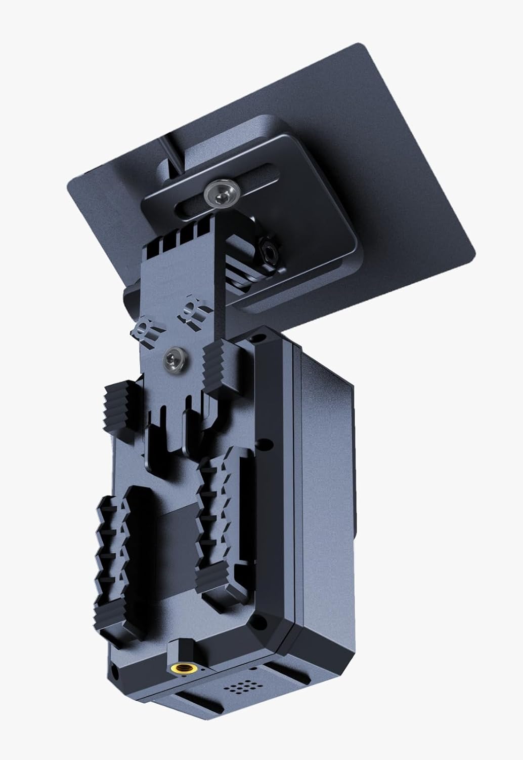 Bottom view of FKPCAM FK40 Trail Camera showing mounting points and ports.