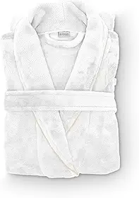 Roupão Banho Flannel Golden Adulto Unissex Toque Macio Microfibra Appel Home E Sonhare