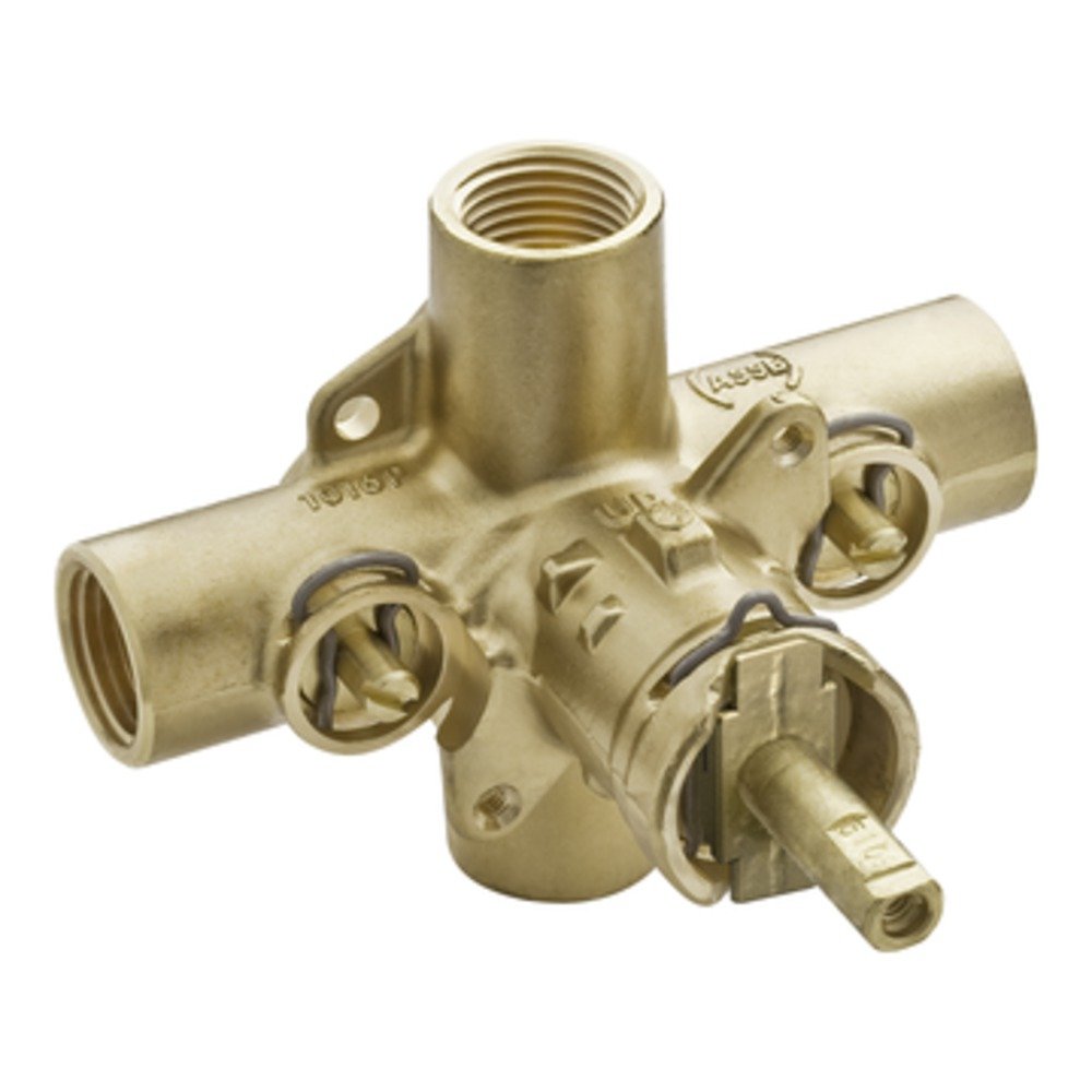 Vanne Moen IPS 1/2 laiton verticale stop fuite encastrable