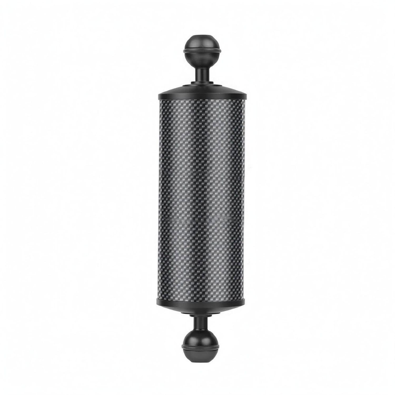 60 Mm Body Diameter Carbon Fiber Buoyancy Arm Black End Caps Double Ball Buoyancy Arm, Black, 8 Inch-image-44