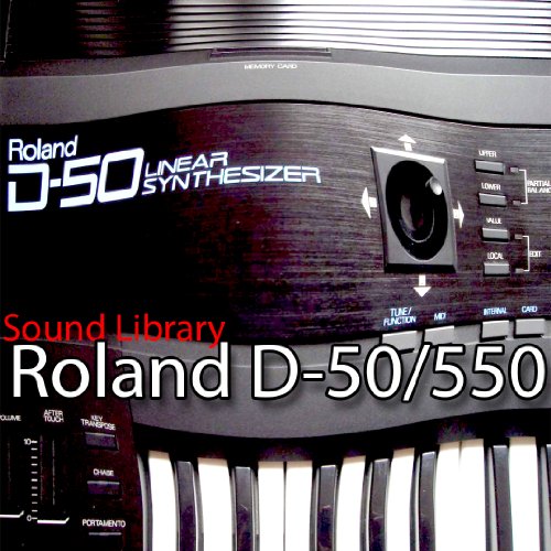 ROLAND D-50/550 Huge Original Factory and NEW Created Sound Library & Editors on CD