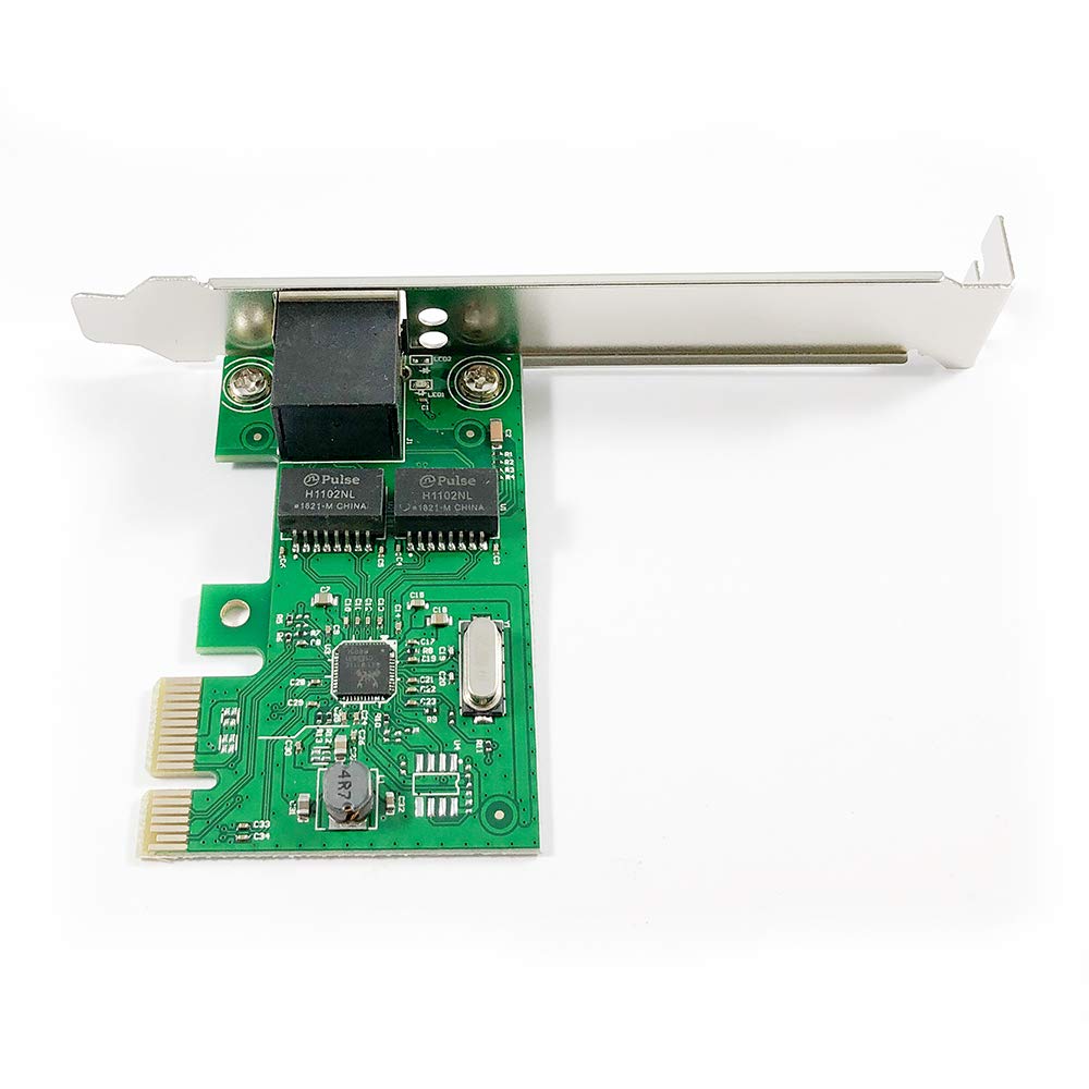 X-MEDIA Gigabit 10/100/1000 Mbps Ethernet PCI Express (PCIe) adapter sieciowy LAN/karta do komputera stacjonarnego, zawiera uchwyt niskoprofilowy [XM-NA3800]
