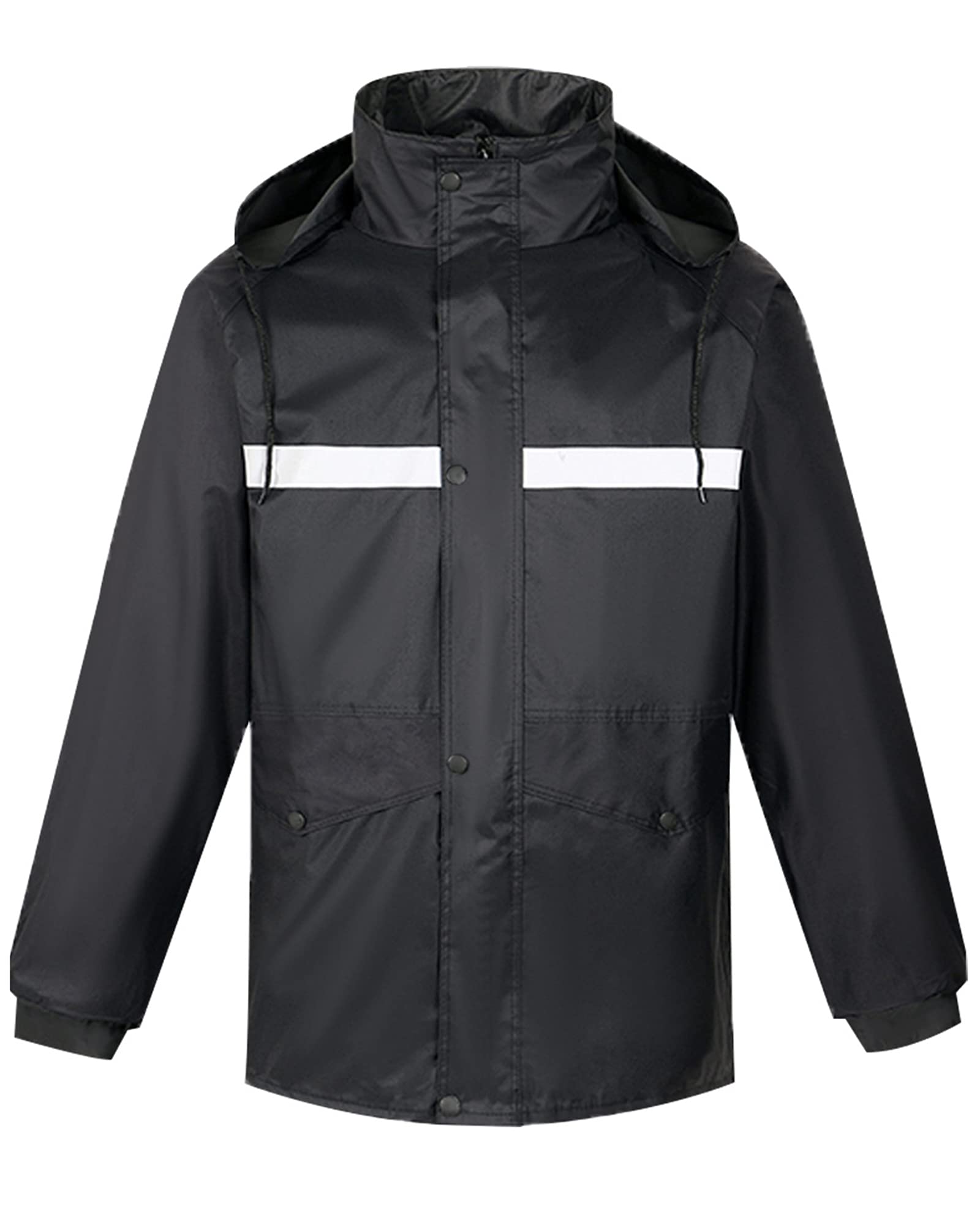 Rain Gear for Men Women Waterproof,Lightweight Rainwear,2 Piece Motorcycle Riding Rain Gear Suit Set,XL White